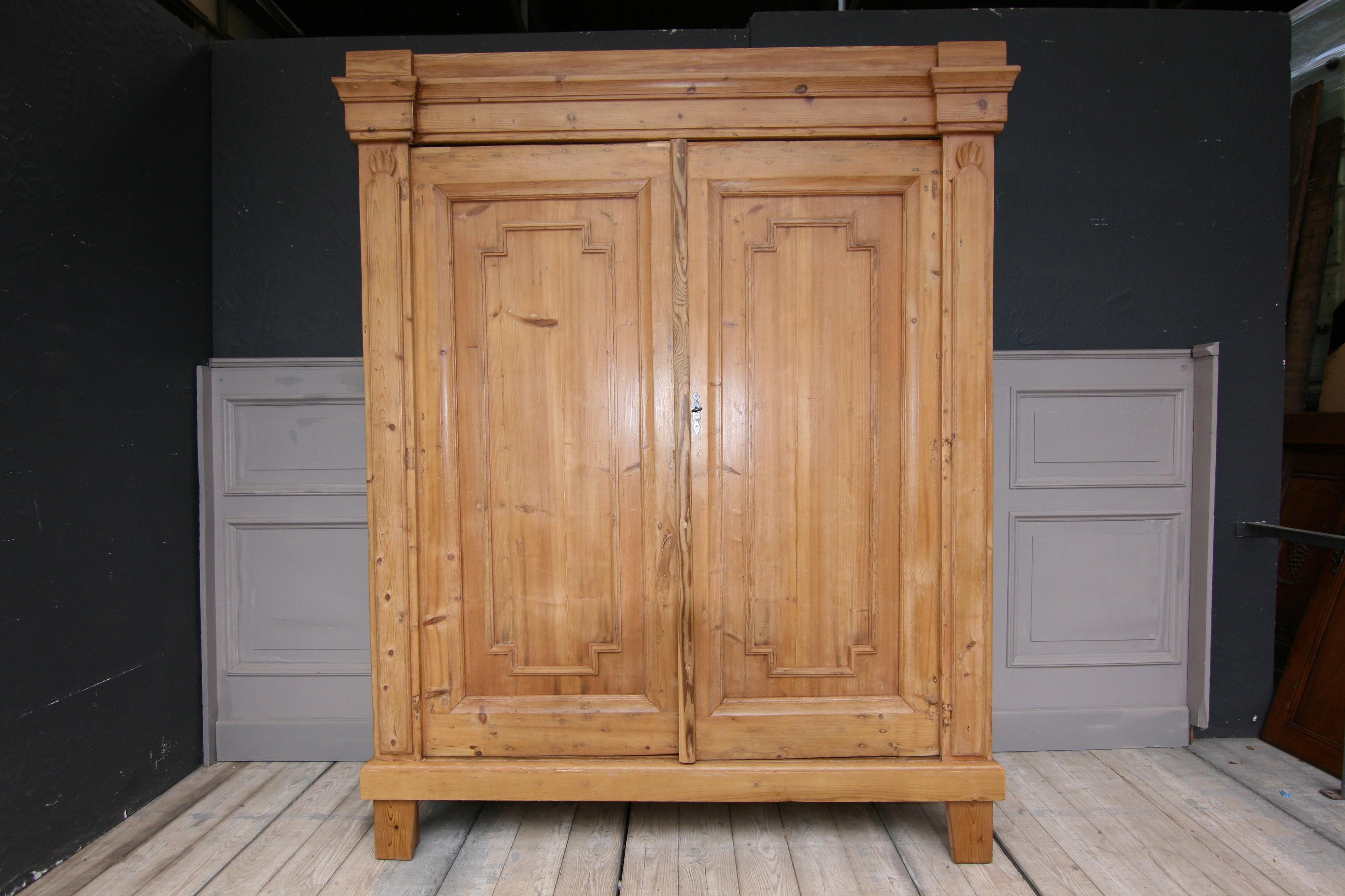 Early 19th Century German Provincial Cabinet made of Pine 13