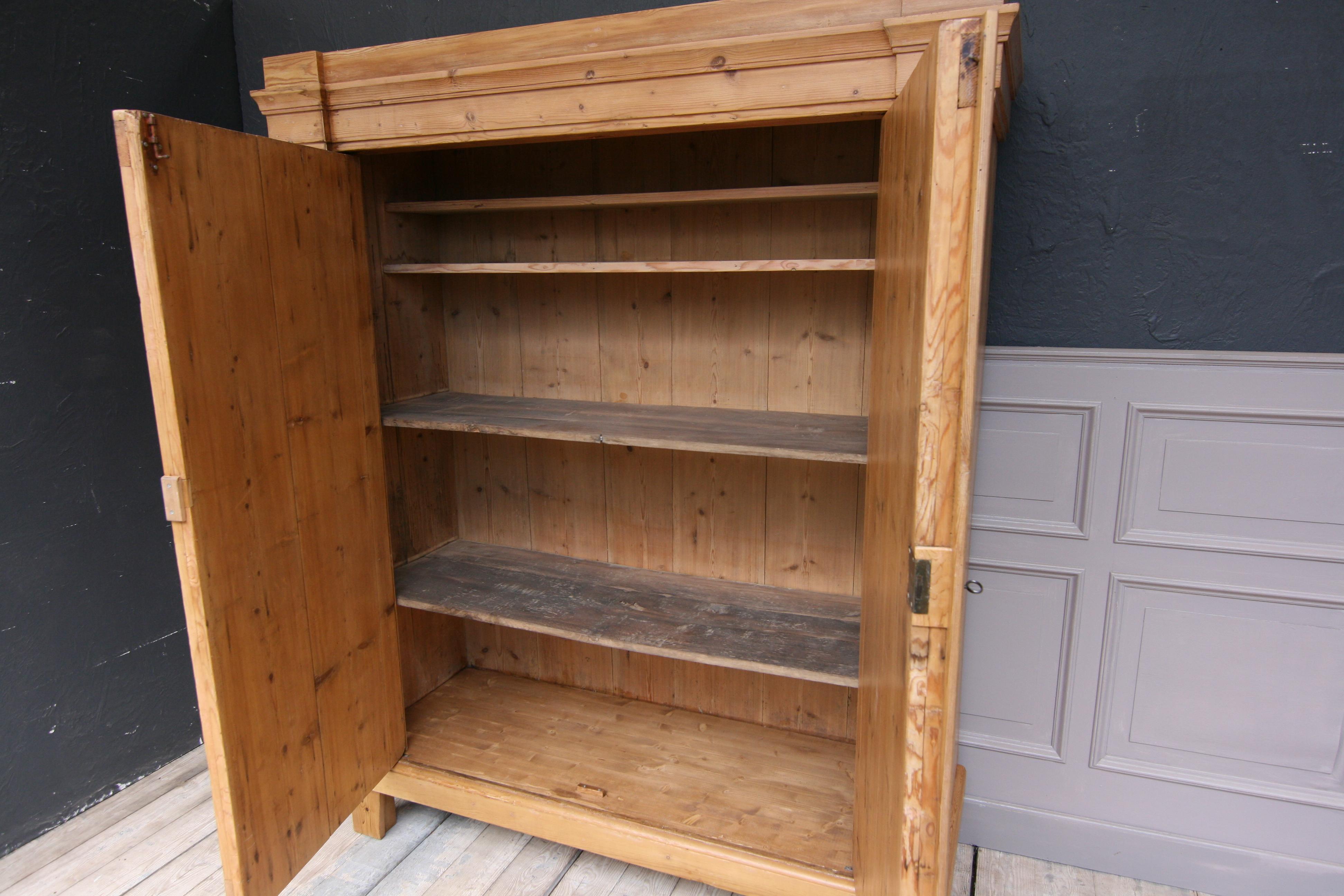 Early 19th Century German Provincial Cabinet made of Pine 2