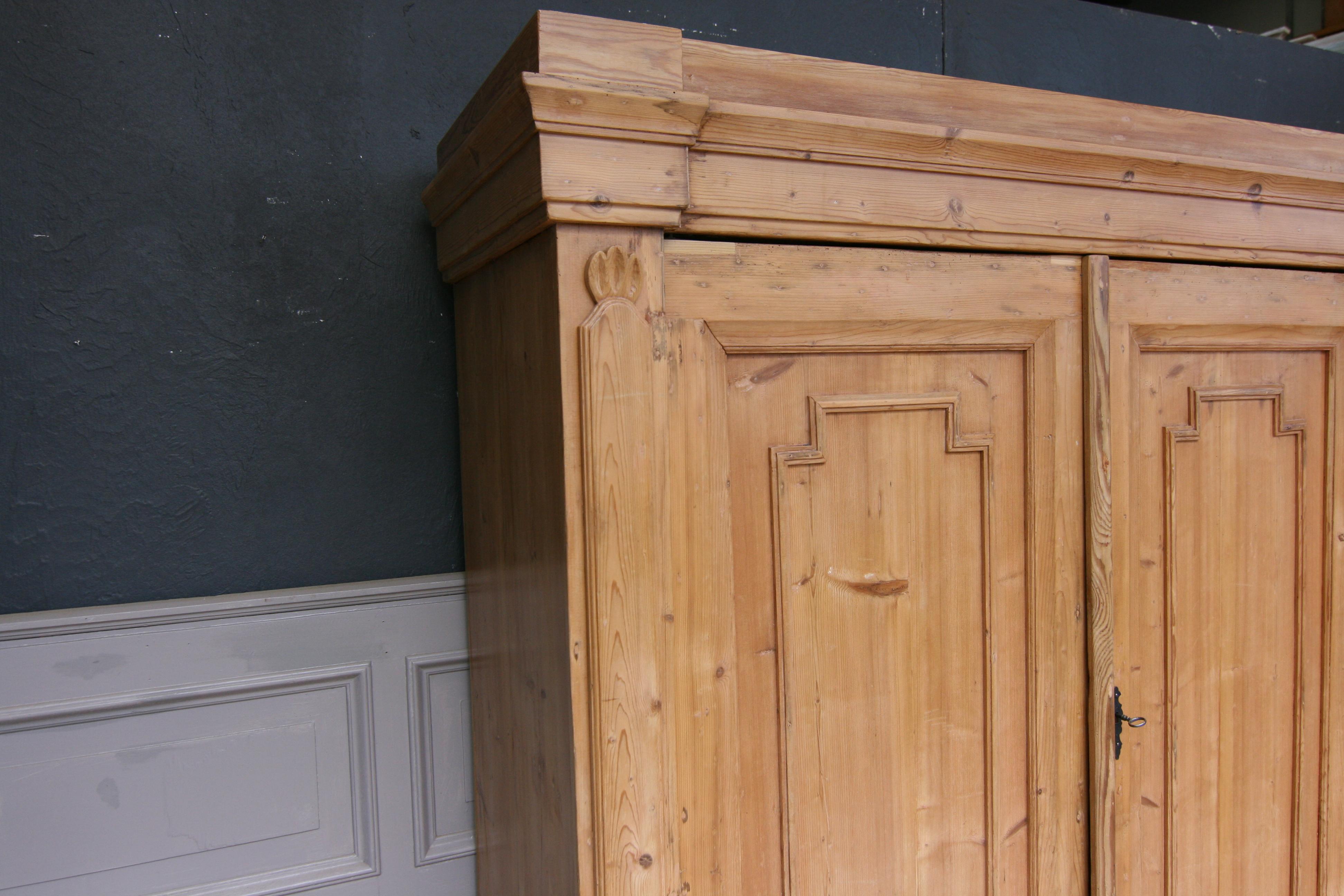 Early 19th Century German Provincial Cabinet made of Pine 4