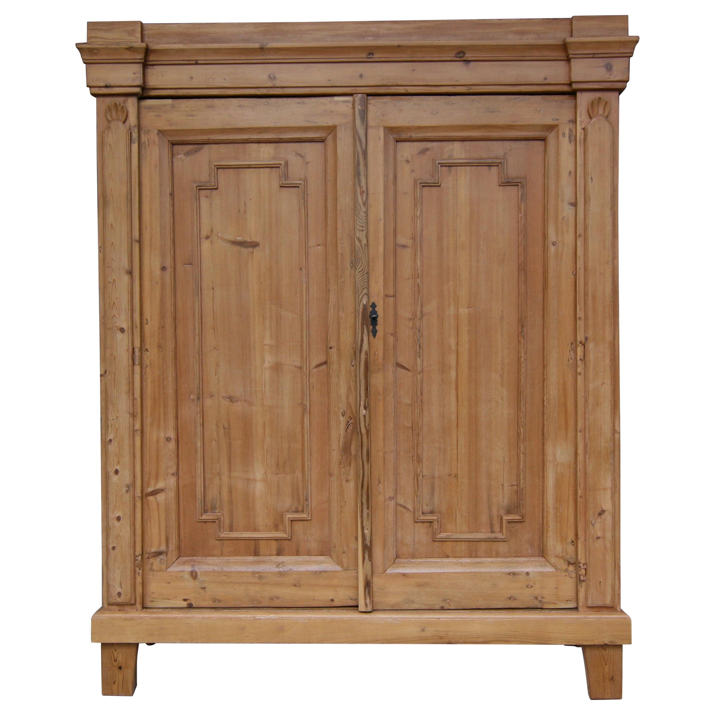 Early 19th Century German Provincial Cabinet made of Pine