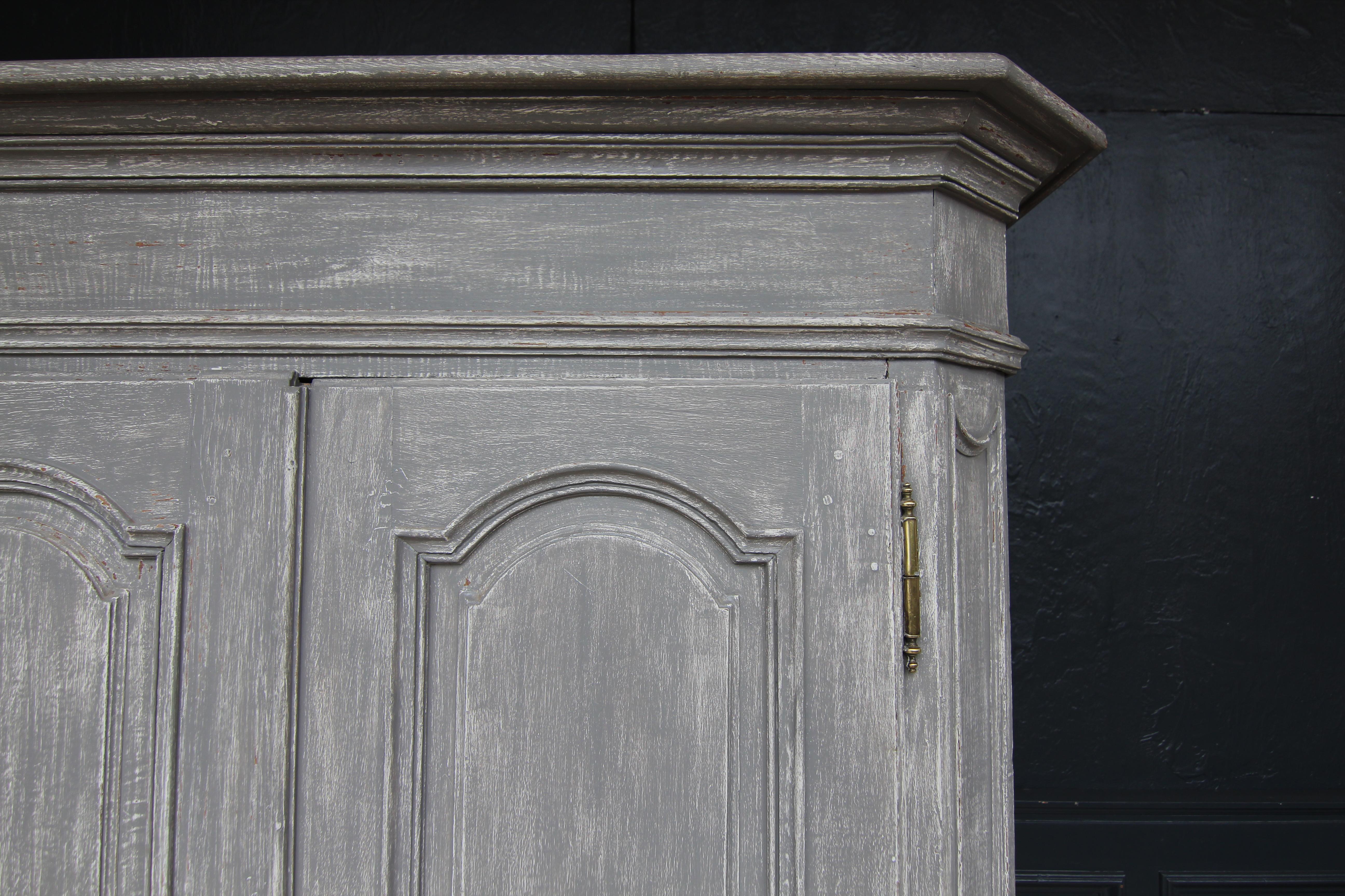 Early 19th Century German Provincial Painted Cabinet 8