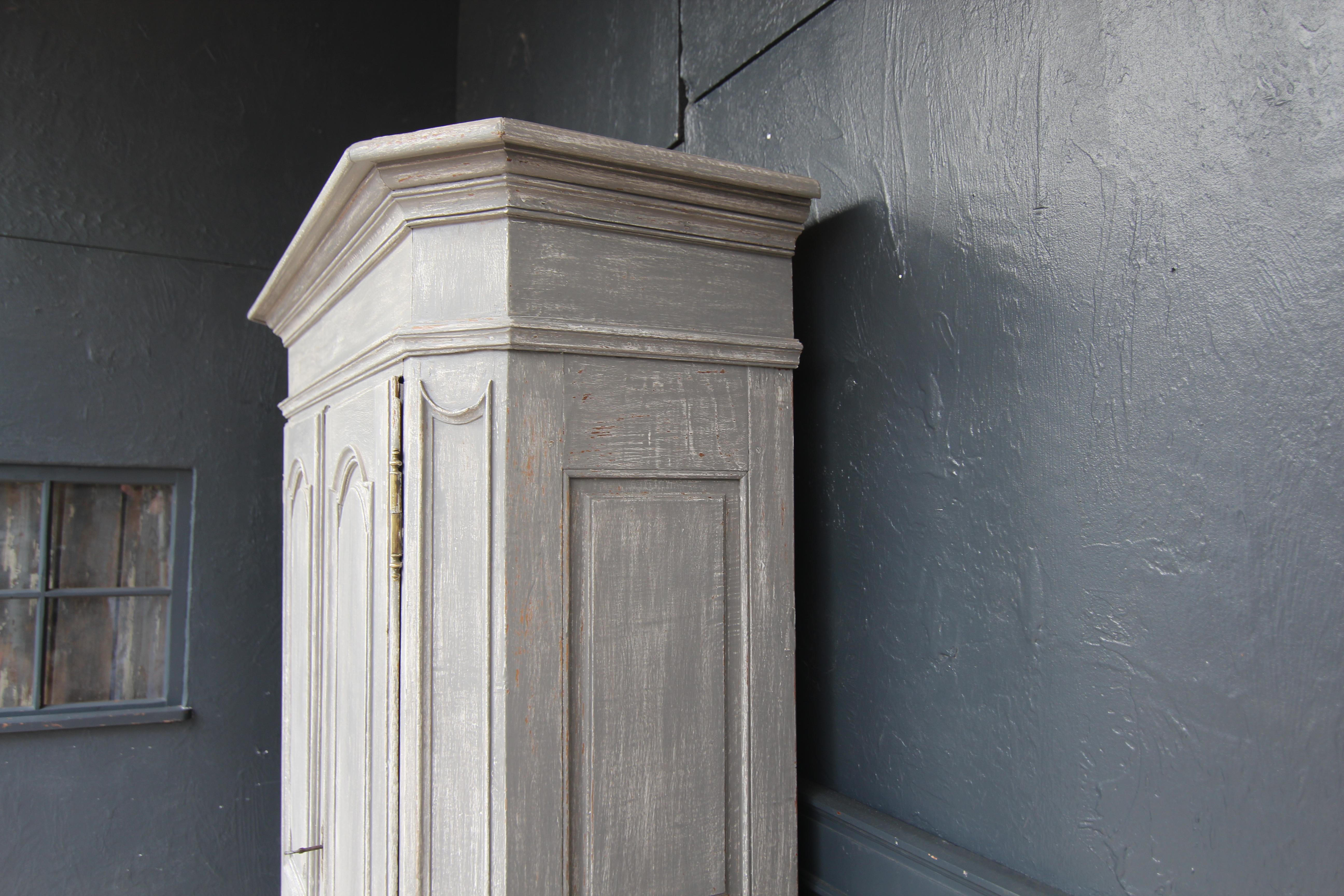 Early 19th Century German Provincial Painted Cabinet 2