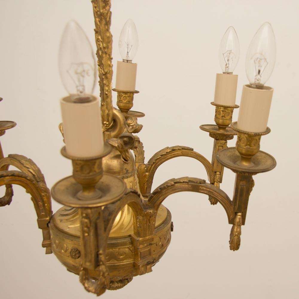 Early 19th Century Gilded and Brass Centre Light For Sale 1