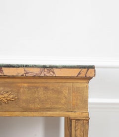 Early 19th Century Gilded Neo Classical Console Table