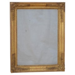 Espejo de pared dorado de principios del siglo XIX H56cm