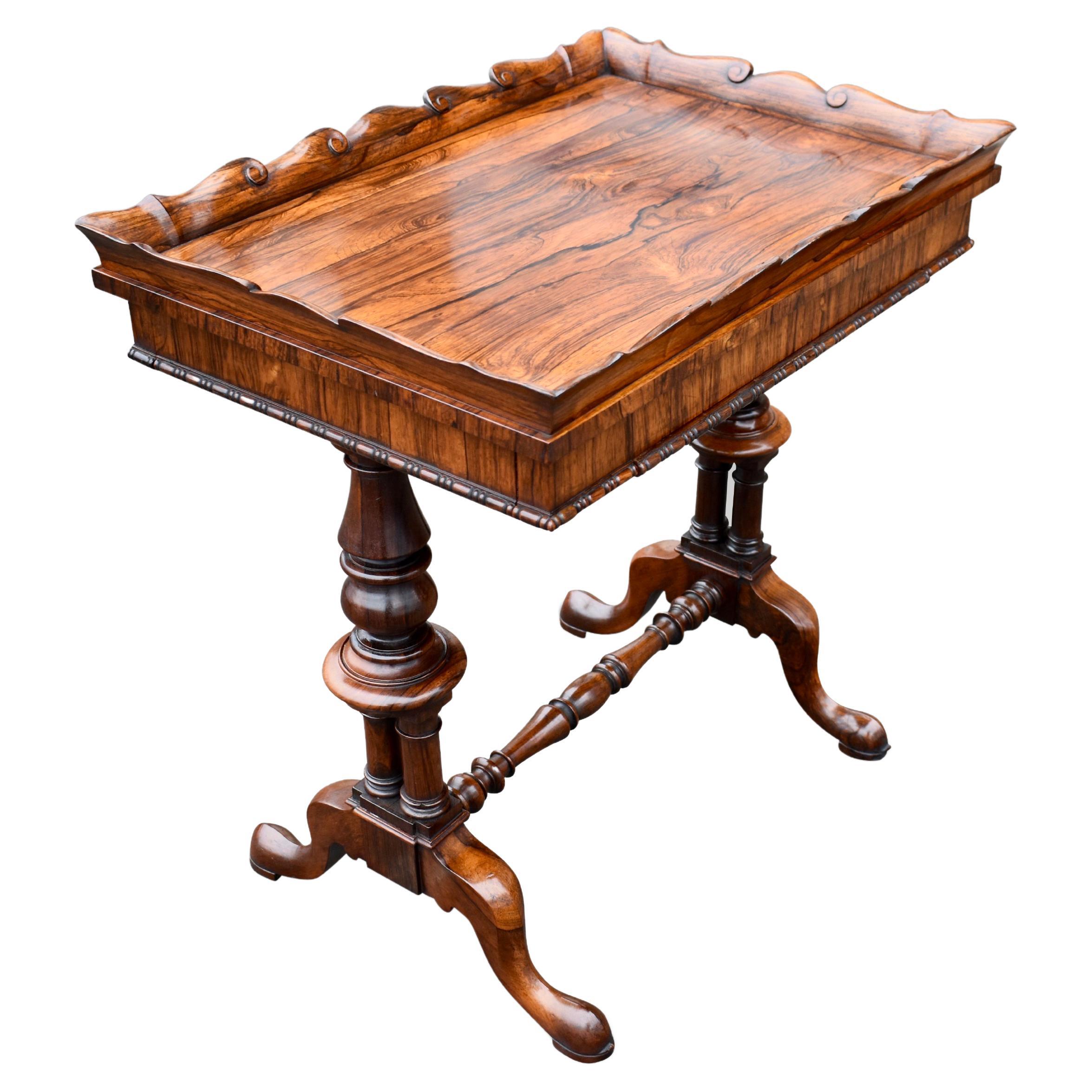 Early 19th Century Gillows Rosewood Work Table For Sale
