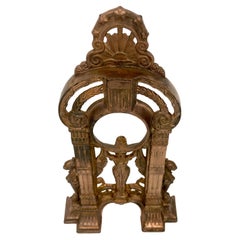 Early 19th Century Gilt Bronze Pocket Watch Night Stand