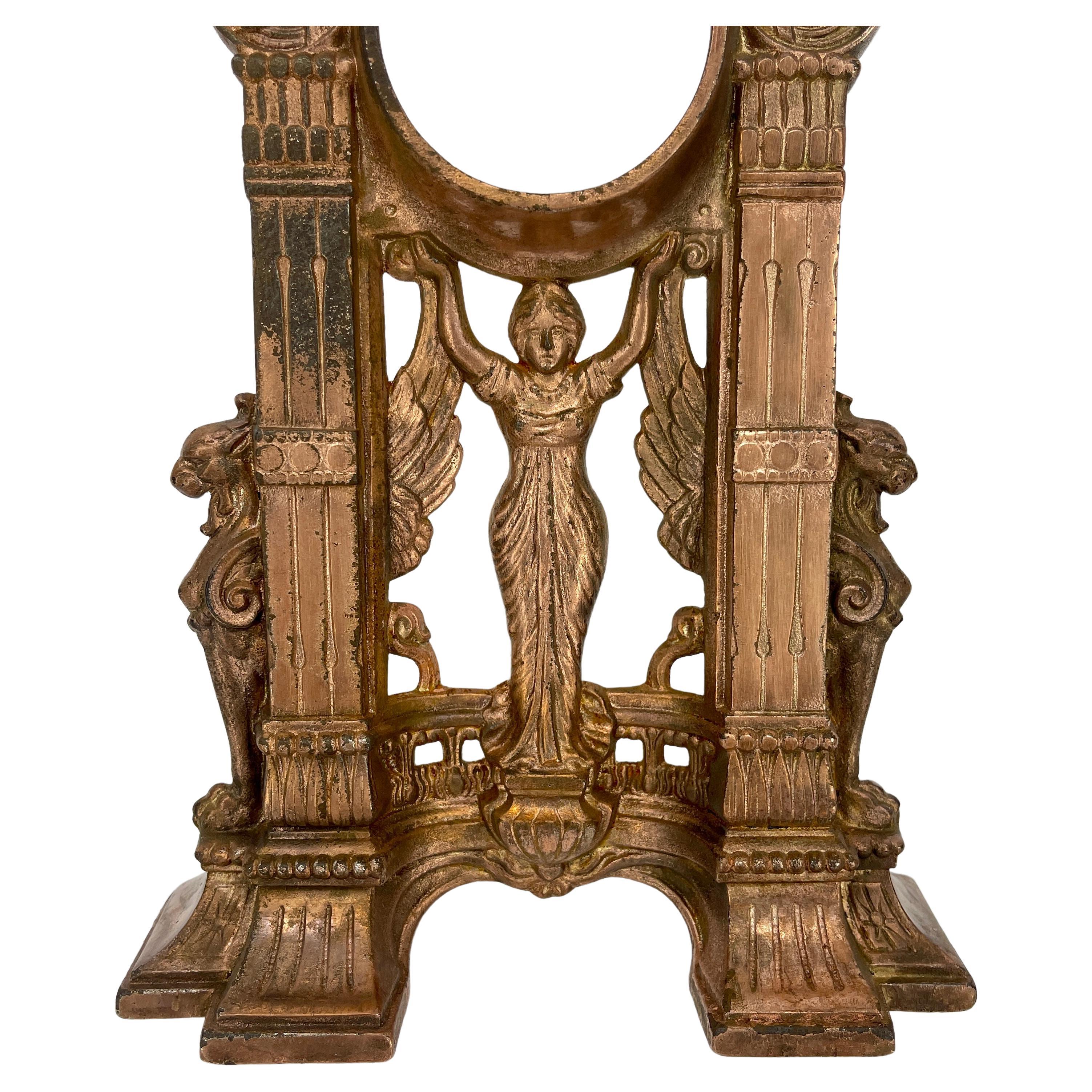 Empire Early 19th Century Gilt Bronze Pocket Watch Night Stand
