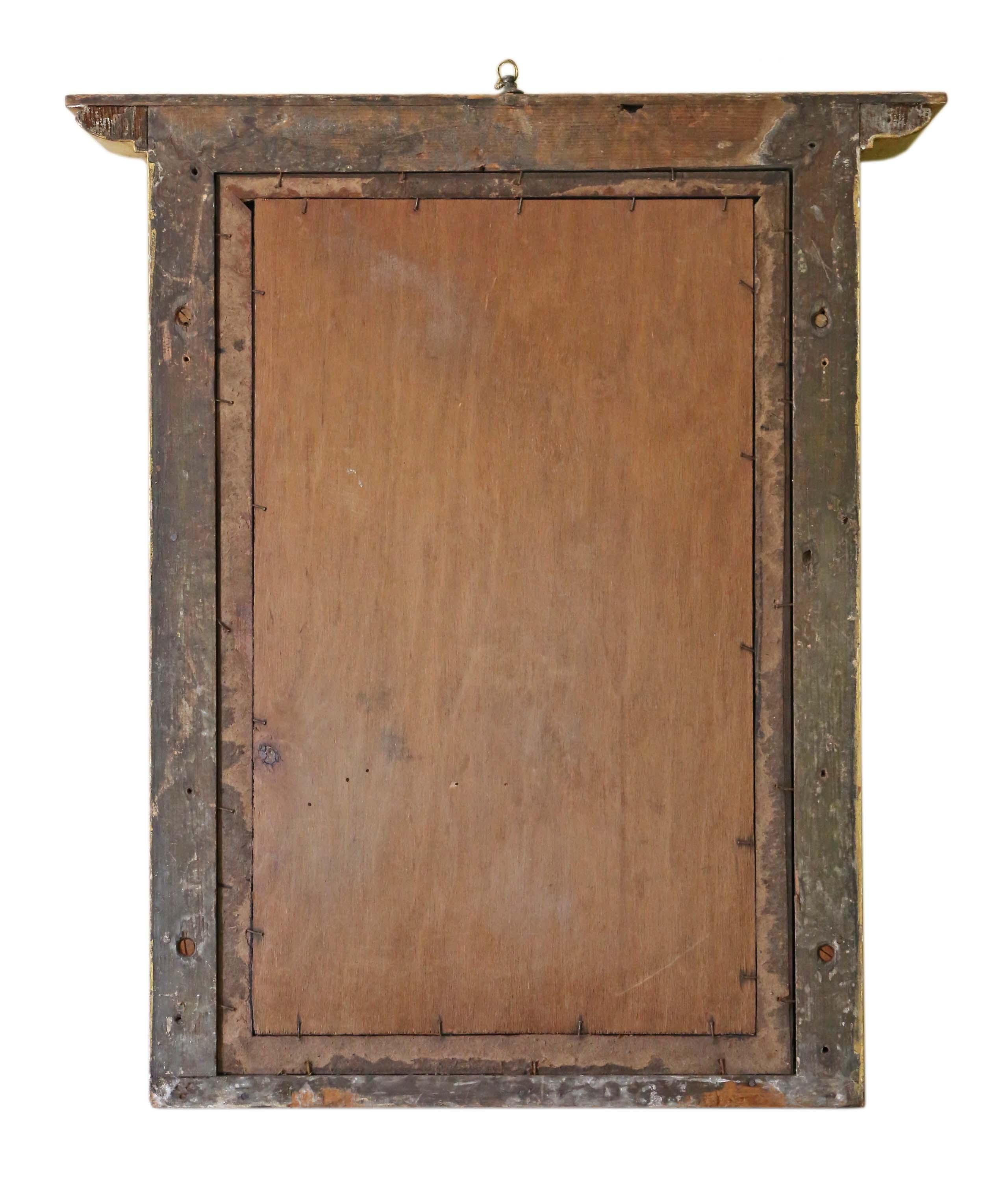 Giltwood Early 19th Century Gilt Pier Wall Mirror For Sale