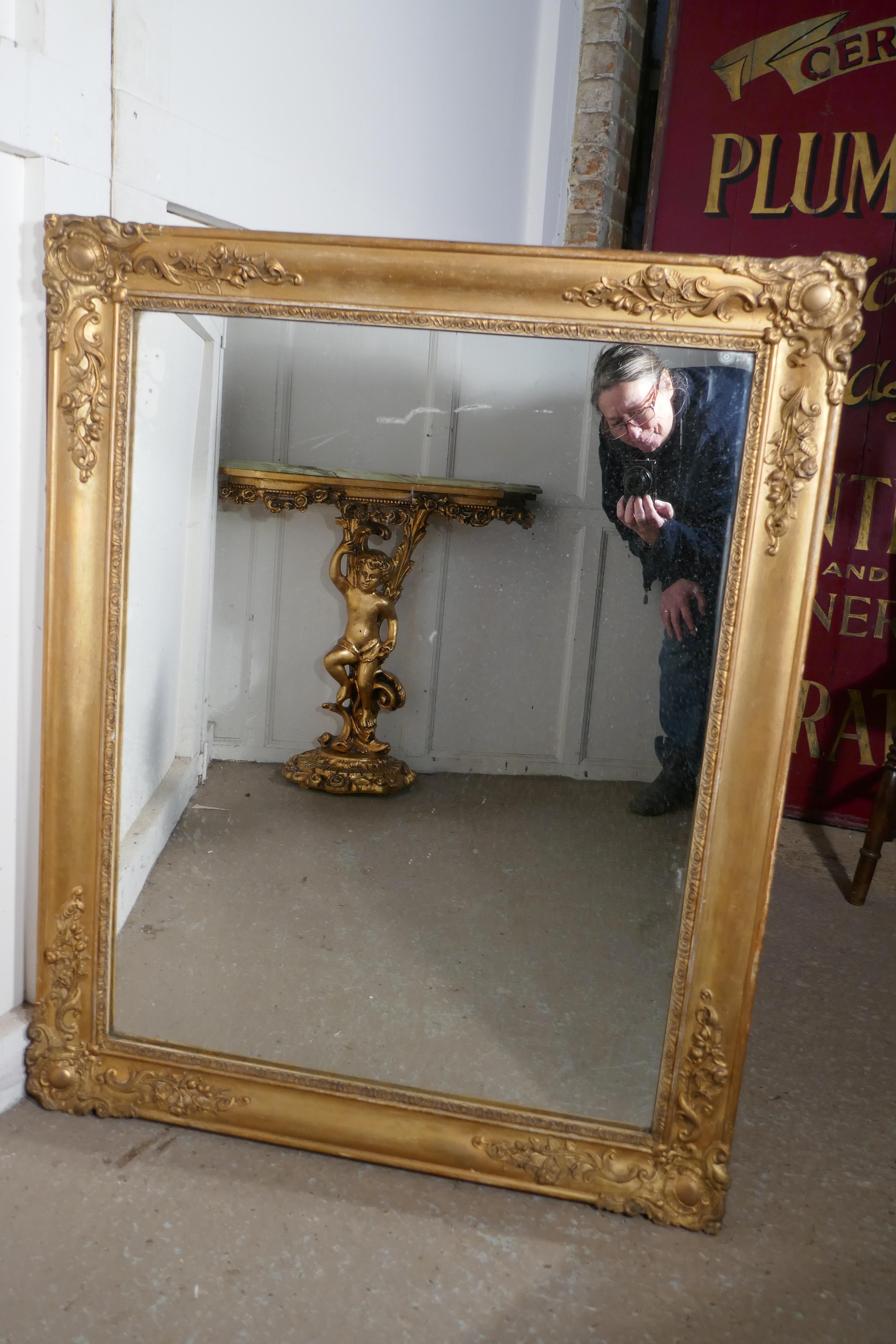 Early 19th century gilt wall mirror.


This is a lovely old mirror is set in a decorative gilt 4” wide frame, 
The looking glass is original and has very few imperfections certainly nothing that effects its use 
The overall size is 39” high,