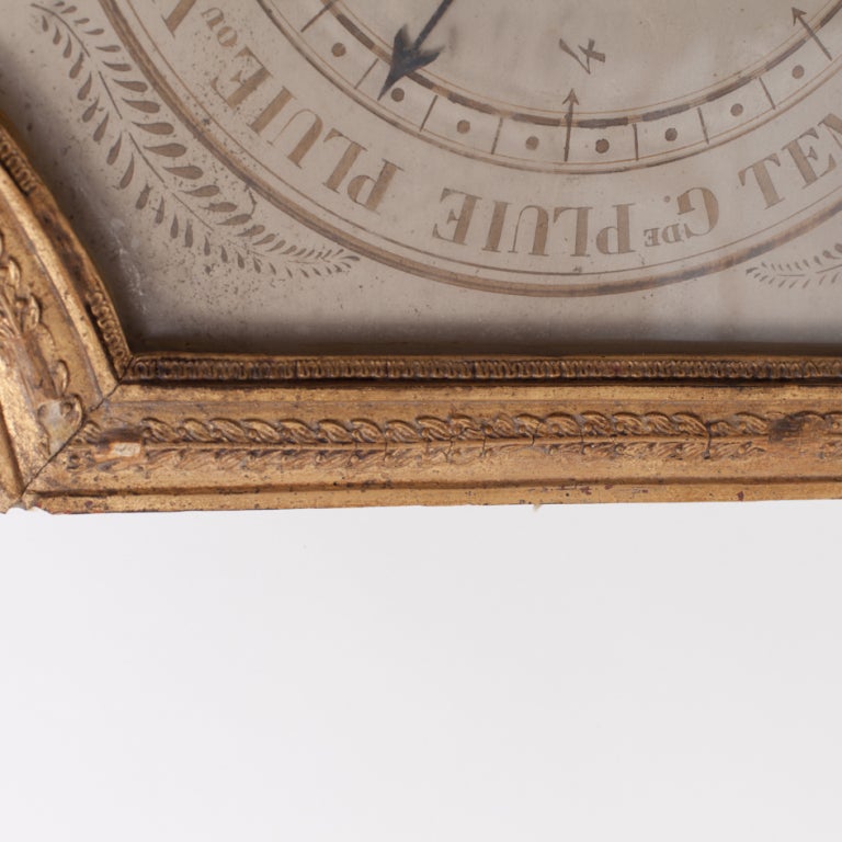 Wood Early 19th Century Giltwood Barometer 