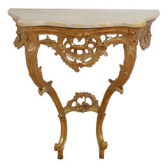 Early 19th Century Giltwood Console Table Hall Table
