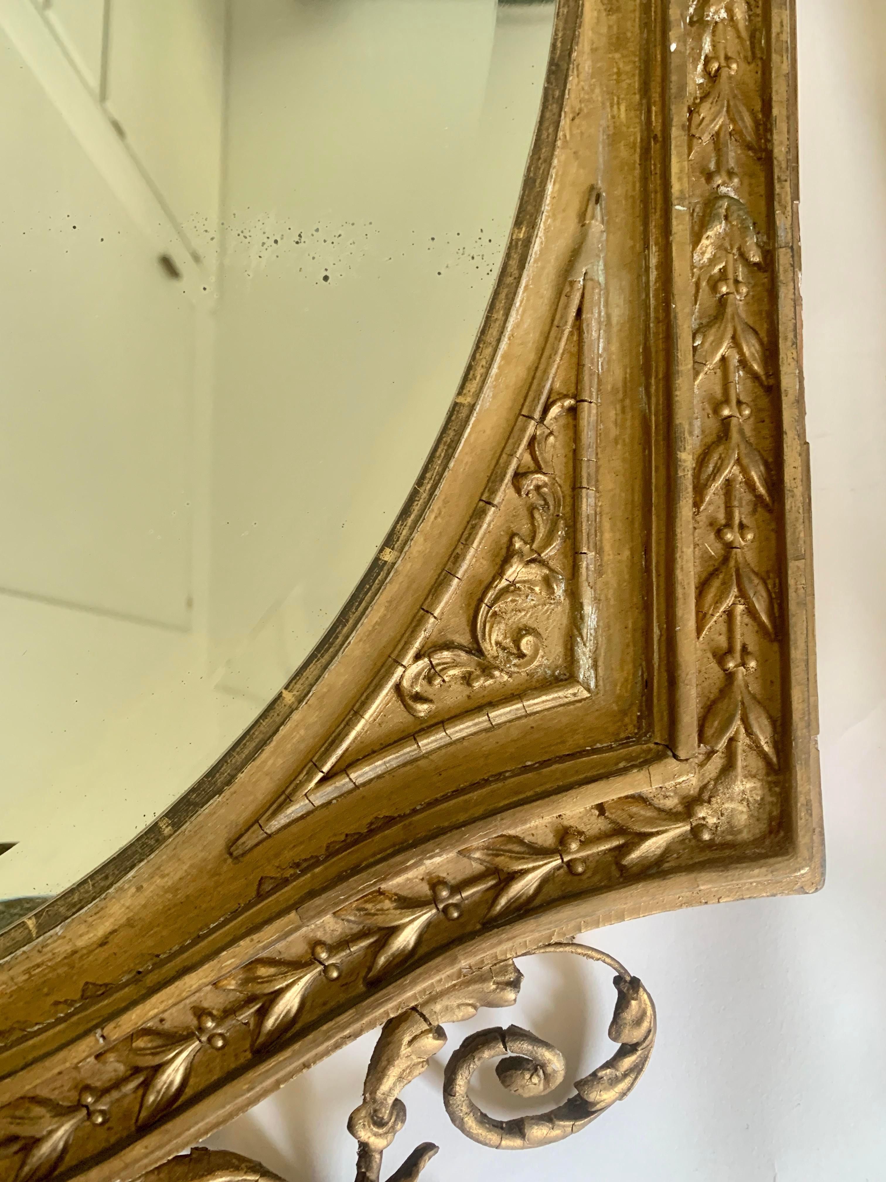 Early 19th Century Giltwood Girandole Mirrors, a Pair 5