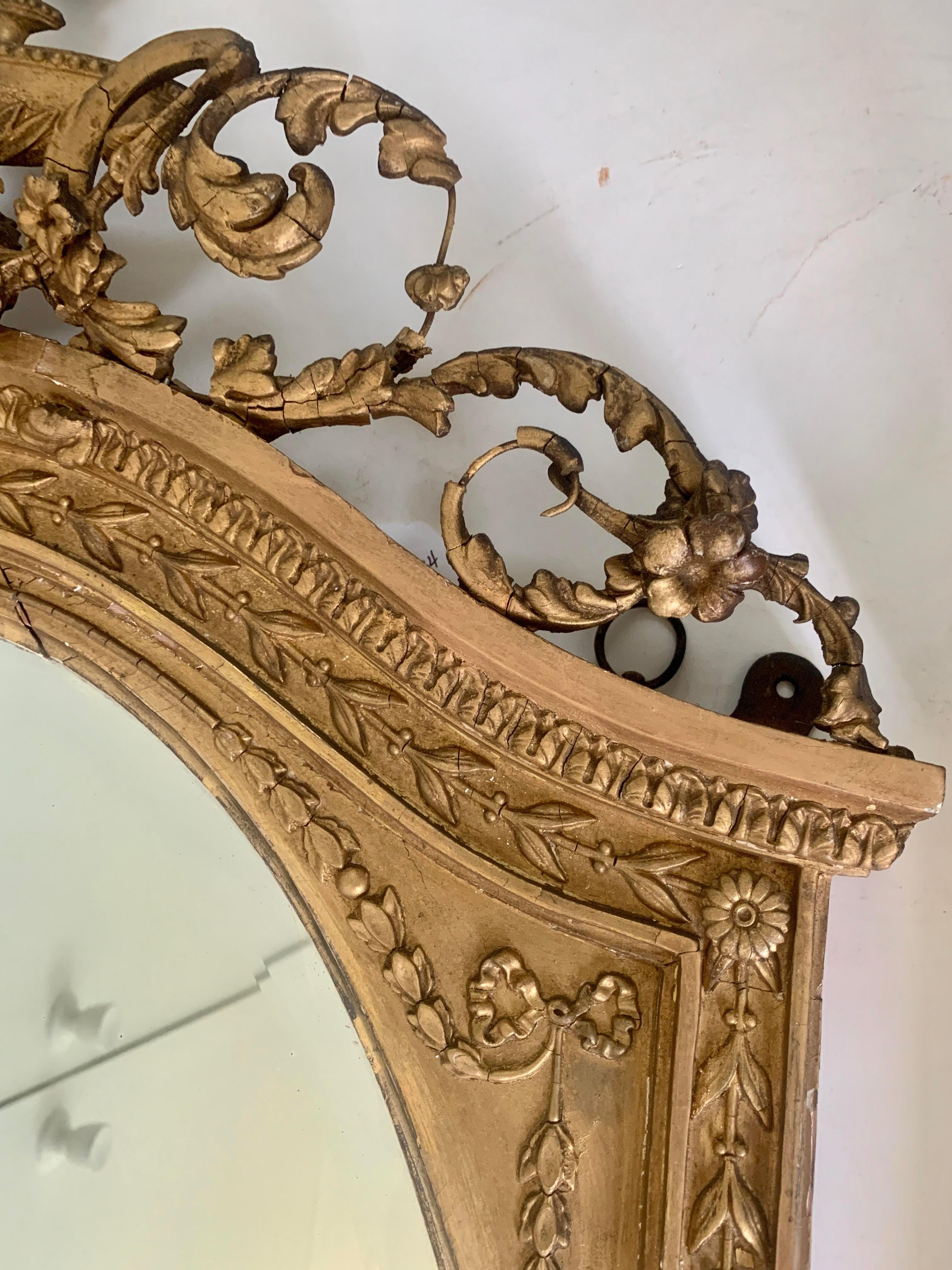 Early 19th Century Giltwood Girandole Mirrors, a Pair 4