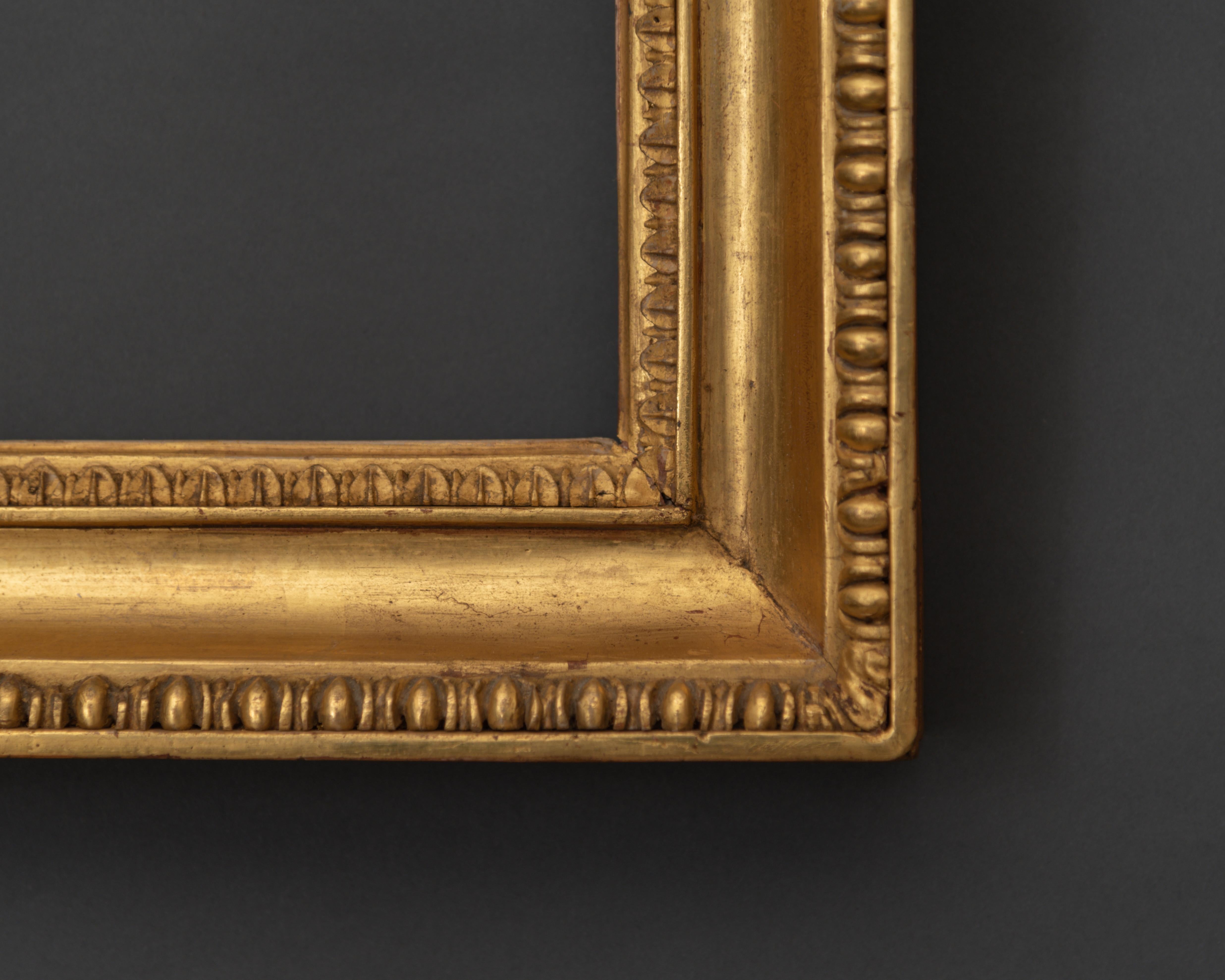 Period Century Giltwood Italian Charles X Frame For Sale 6