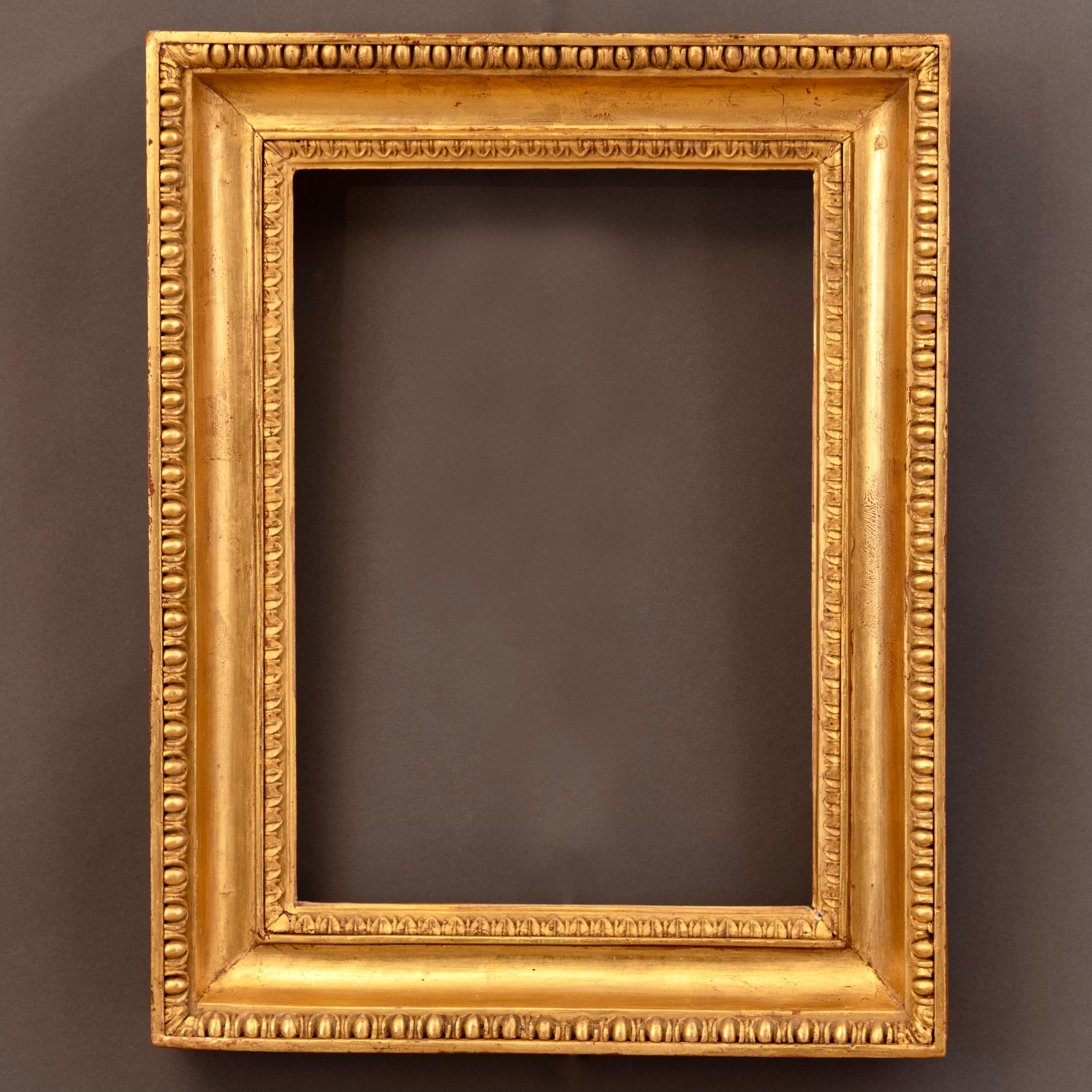 Period Century Giltwood Italian Charles X Frame For Sale 1