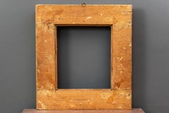 Cadre d'époque en bois doré de style Empire italien