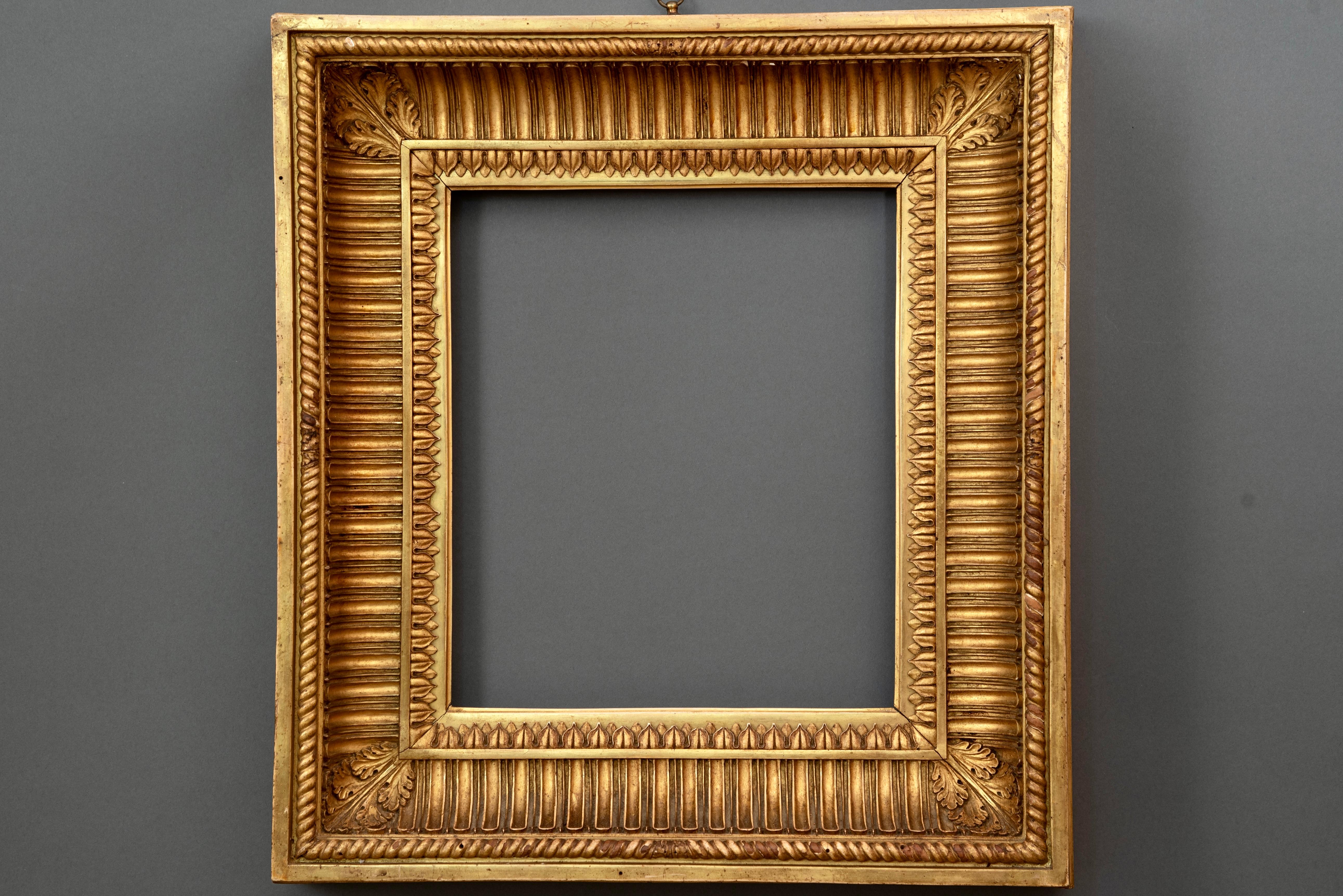 Early 19th Century Period Giltwood Italian Empire Style Frame