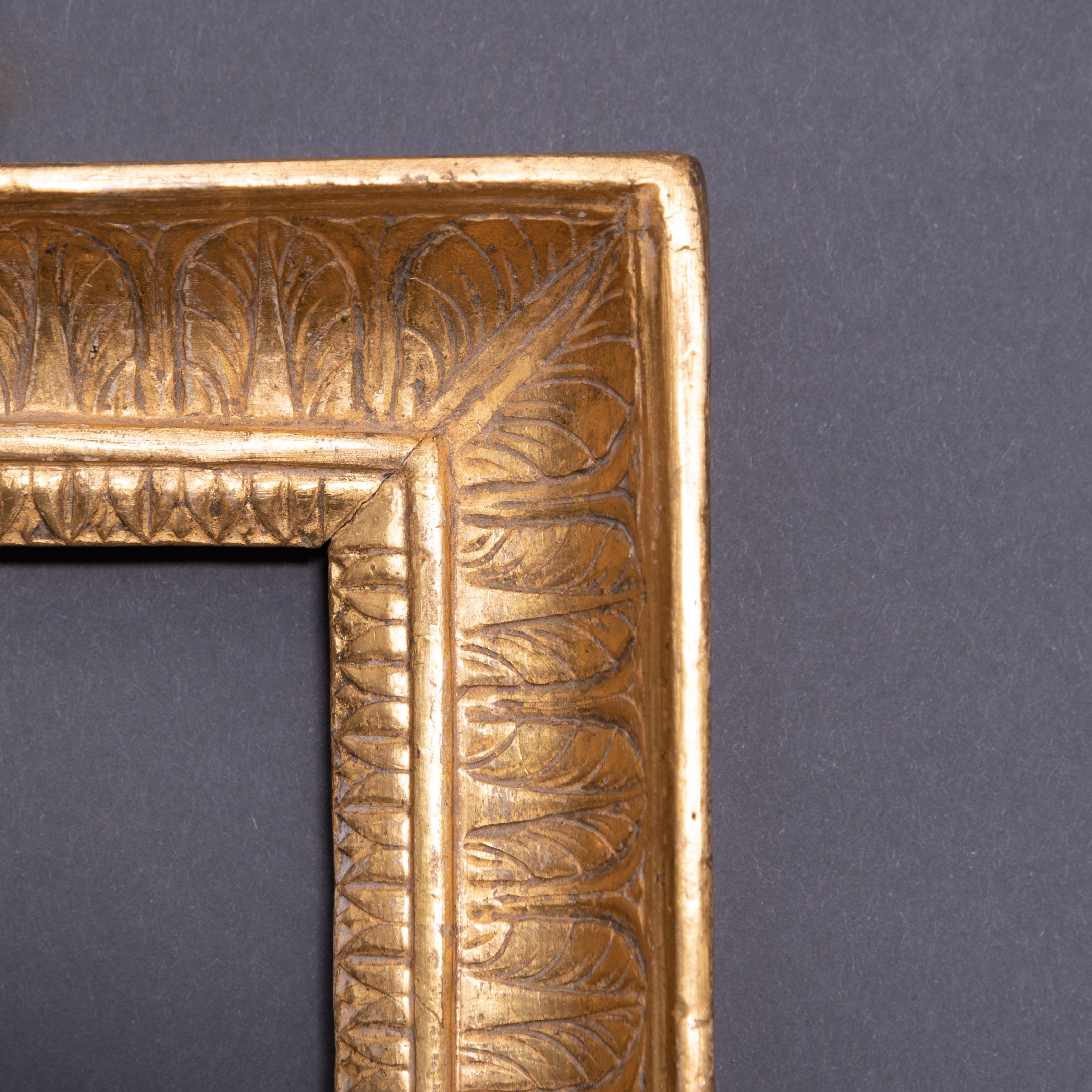 19th Century Period Giltwood Italian Empire SXtyle Frame For Sale