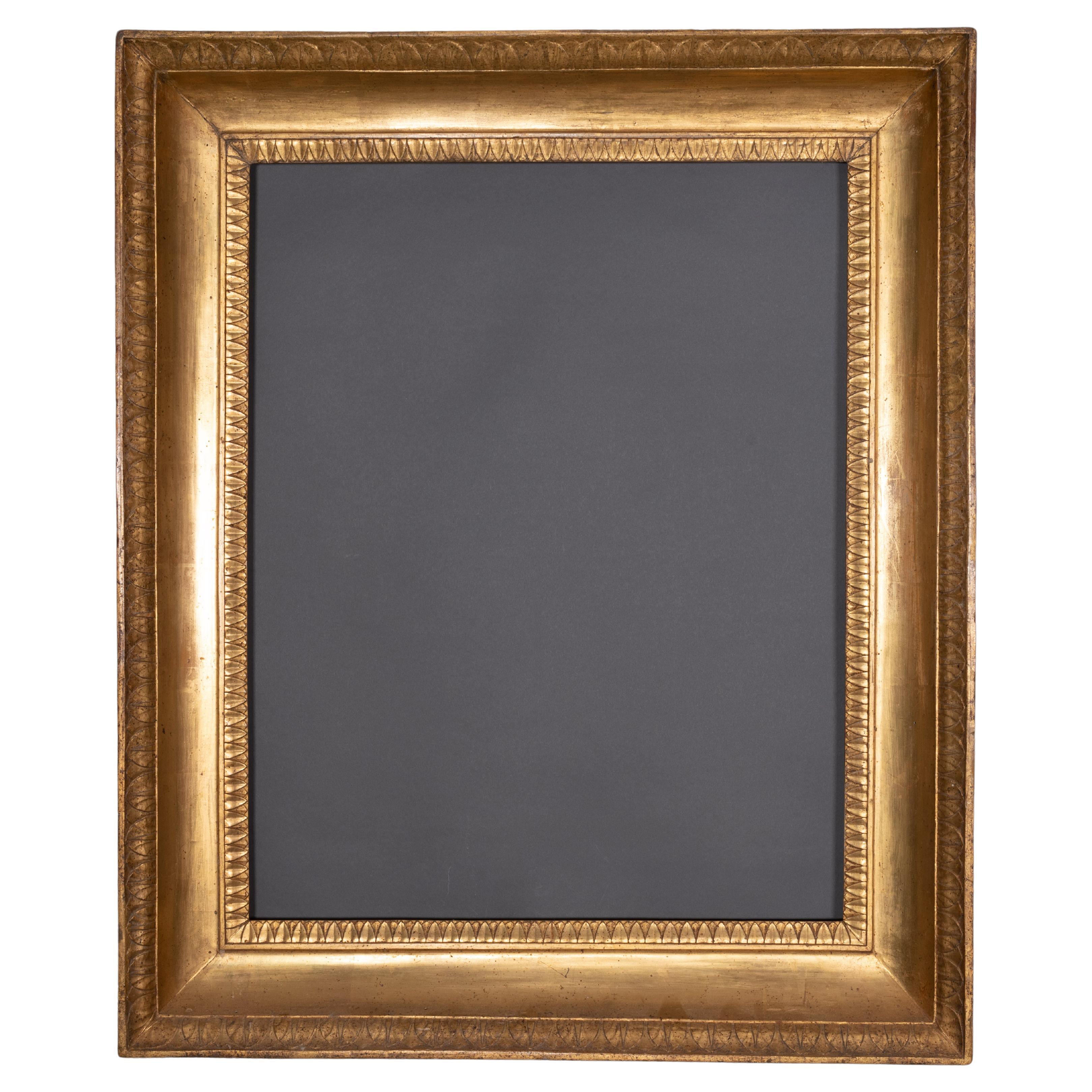 Period Century Giltwood Italian Empire Style Frame For Sale