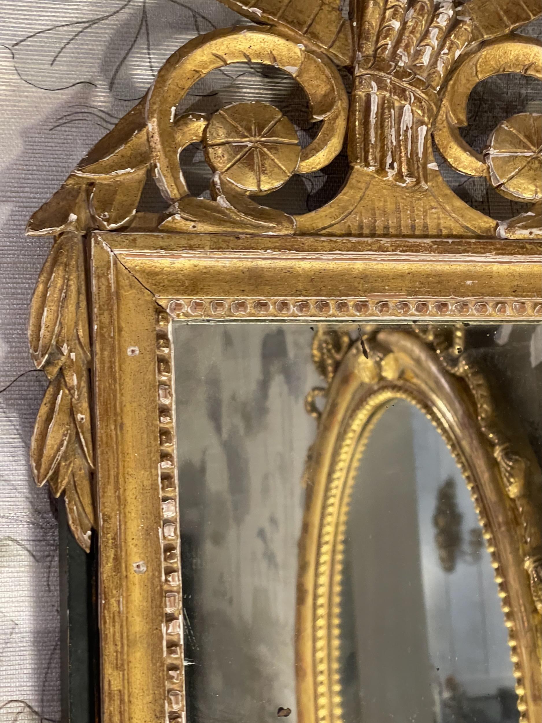 Early 19th Century Giltwood Mirror In Good Condition For Sale In Charlottesville, VA