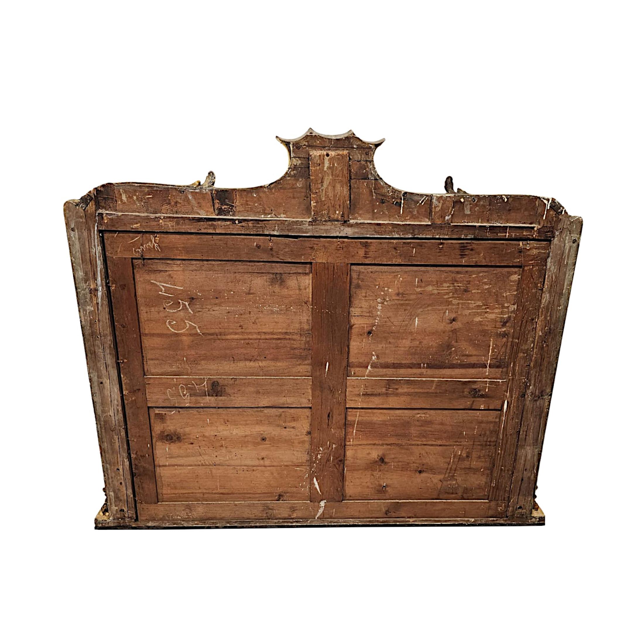 Miroir à trumeau en bois doré du début du XIXe siècle en vente 1
