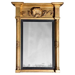 Frühes 19. Jahrhundert Giltwood Pier Mirror