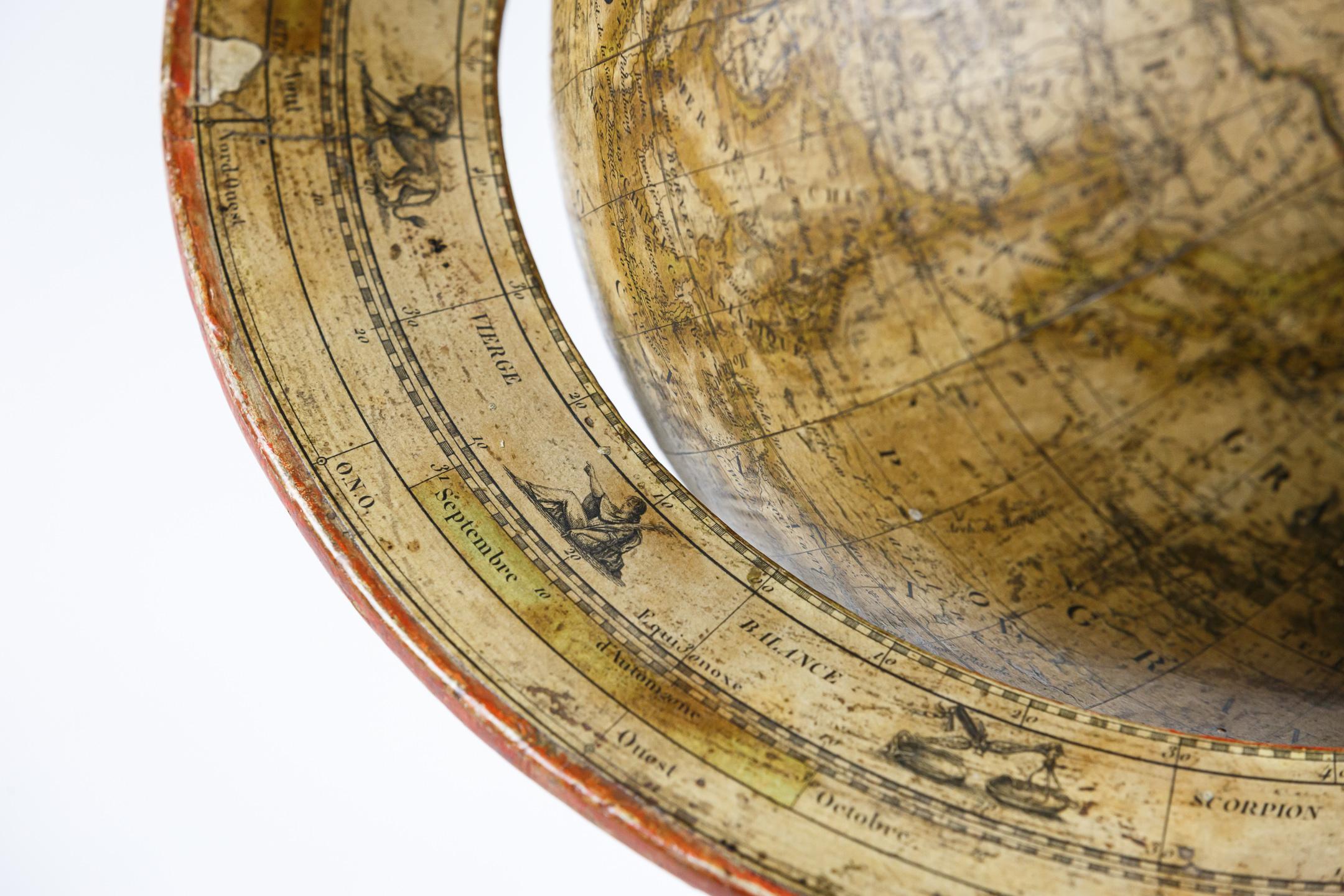 Early 19th Century Globe by L. Vivien 6