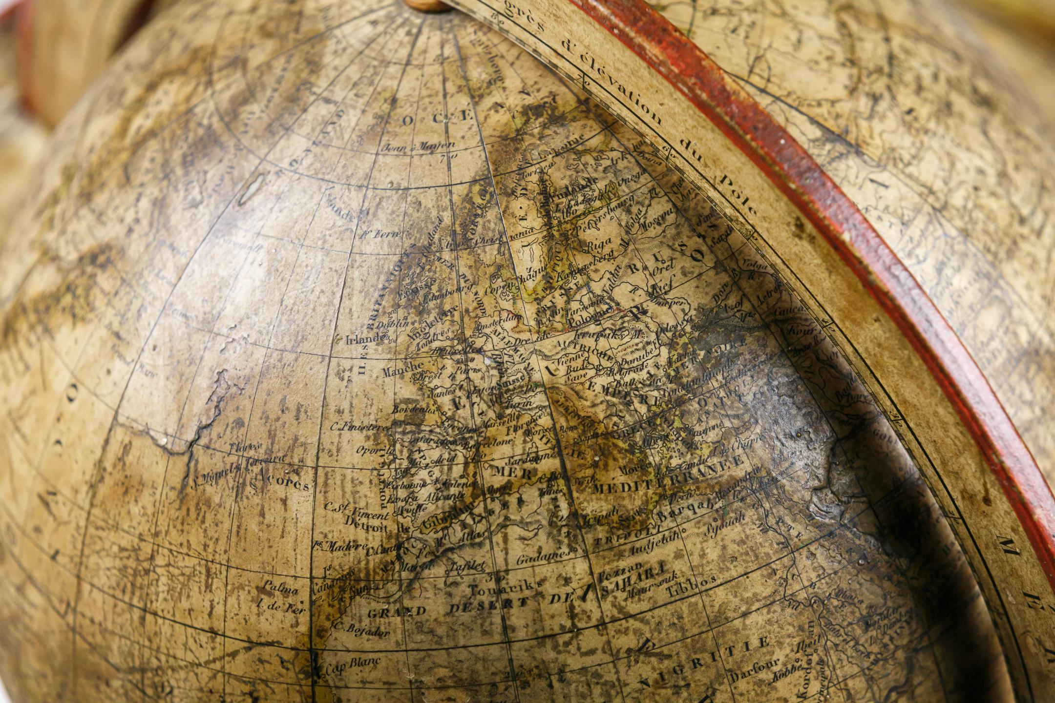 Early 19th Century Globe by L. Vivien 1