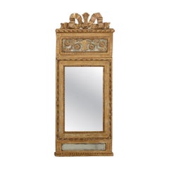Early 19th Century Gold Gilt Swedish Trumeau Mirror