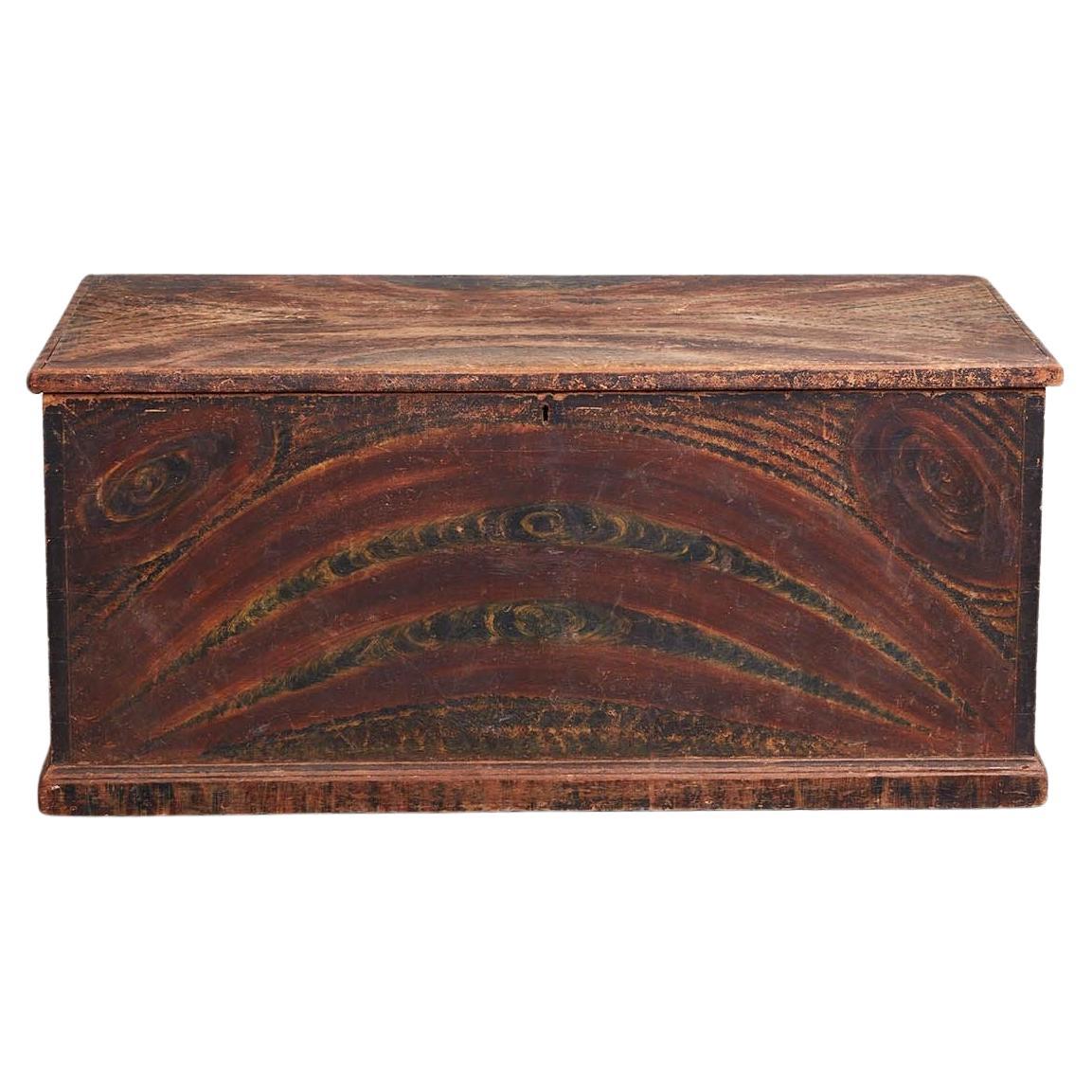 Early 19th Century Grain Painted Chest