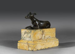 Early 19th Century Grand Tour Bronze Figure on a Sienna Marble Plinth