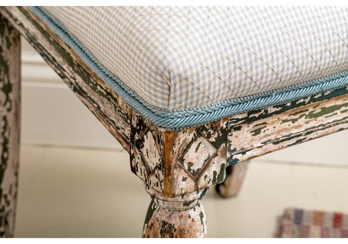 Early 19th Century Gustavian Paint Finished Side Chair For Sale 13