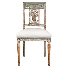 Early 19th Century Gustavian Paint Finished Side Chair