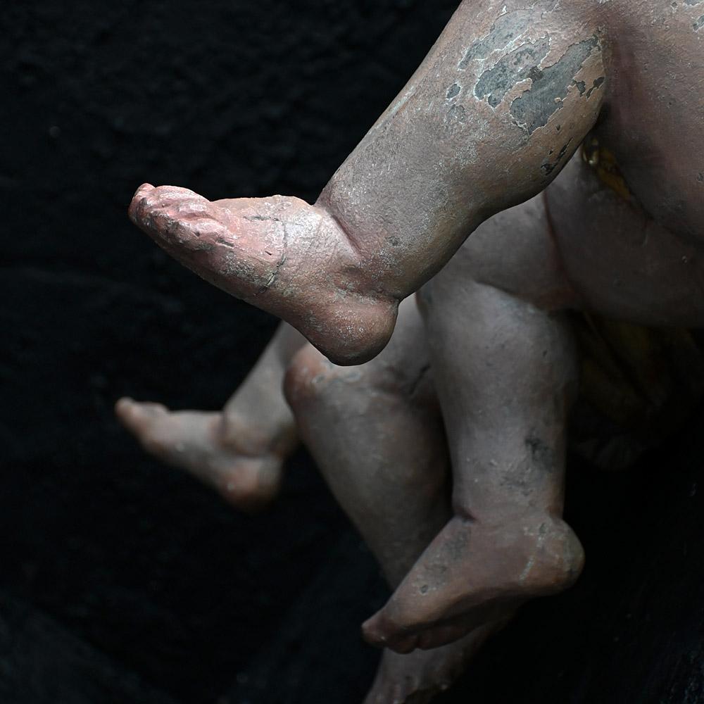 Anges italiens sculptés à la main au début du 19e siècle en vente 5