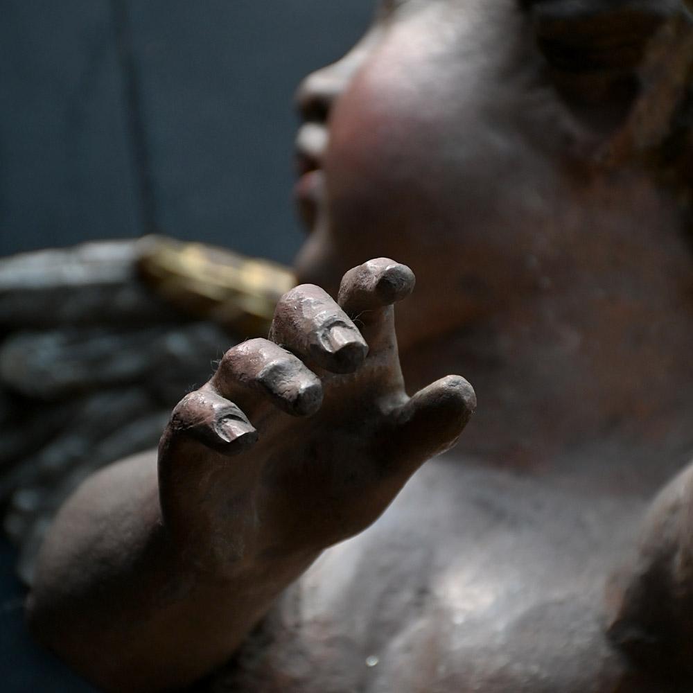 Anges italiens sculptés à la main au début du 19e siècle en vente 6