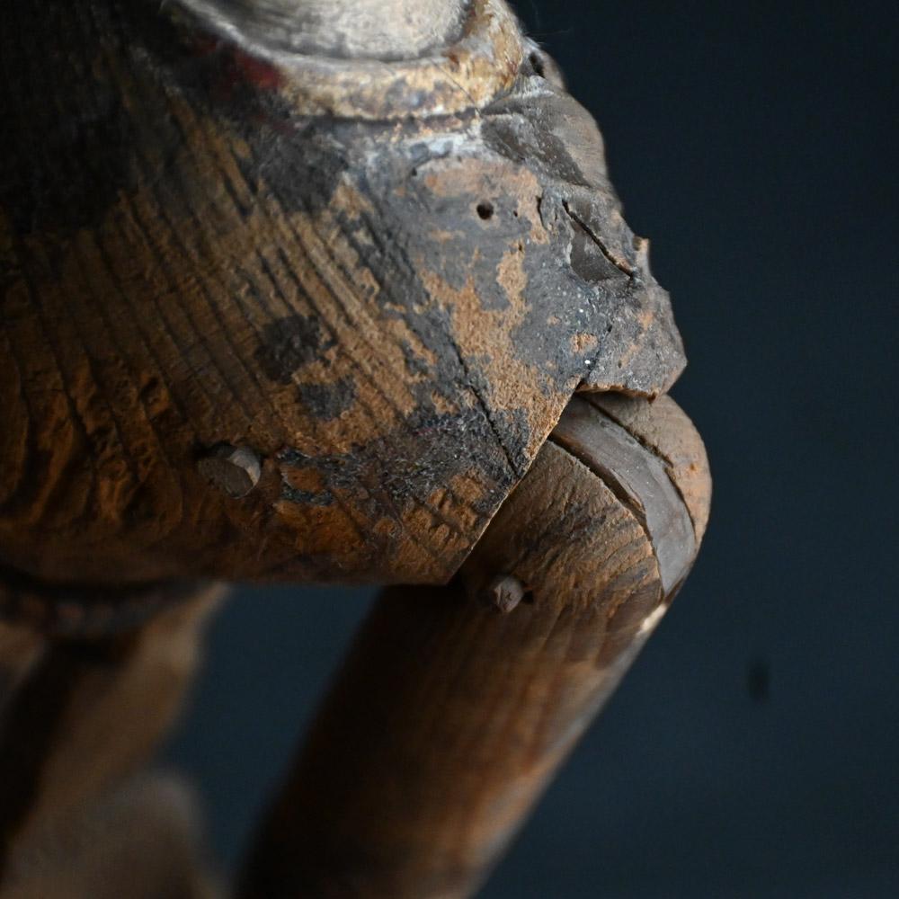 Early 19th century Hand Carved Santos Figure In Fair Condition In London, GB
