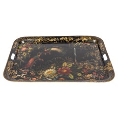 Early 19th Century Hand Painted Toleware Tray