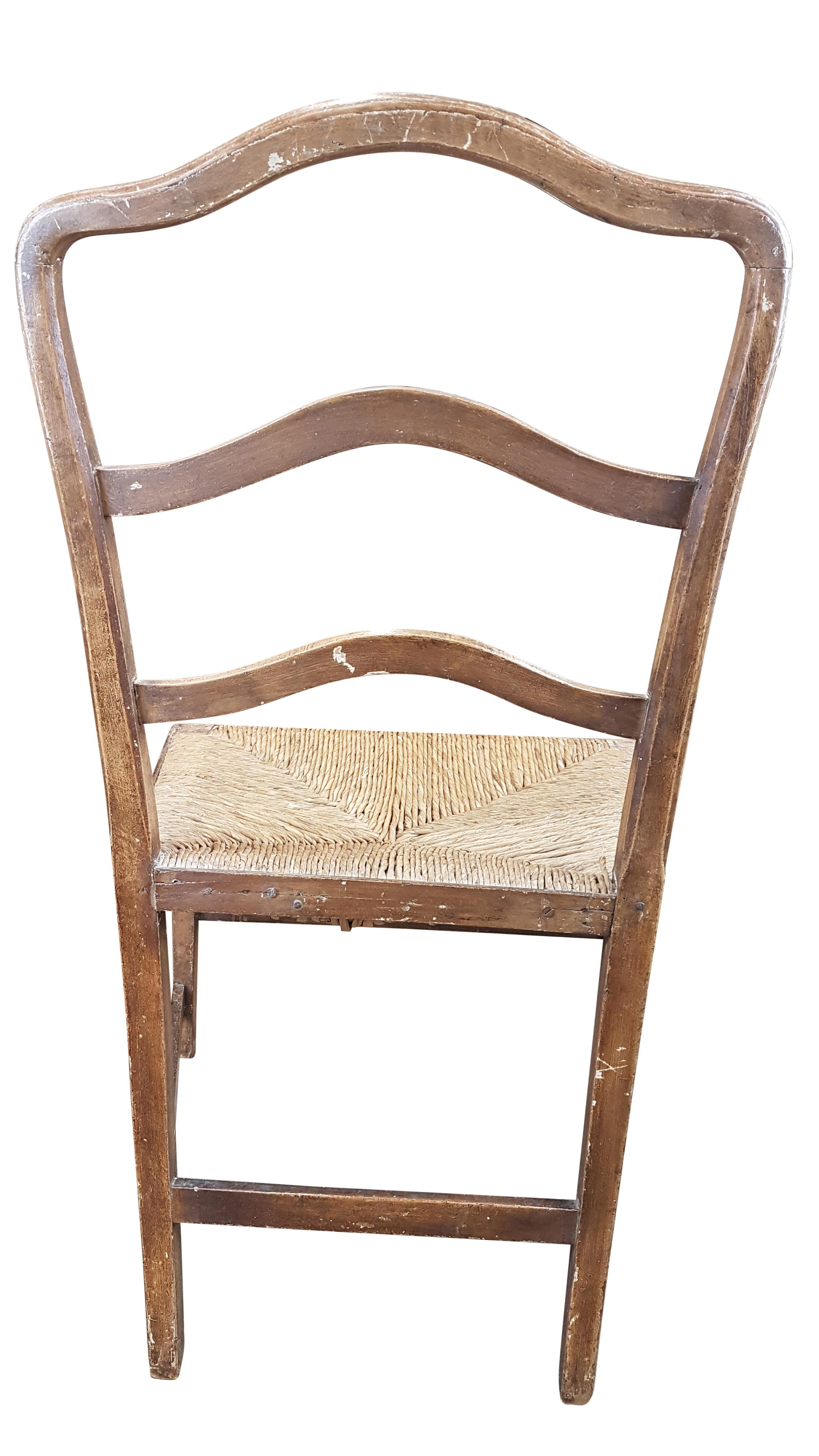Early 19th Century Georgian Chair in Original Painted Decoration For Sale 6
