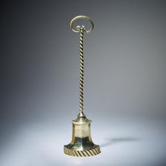 Early 19th Century High Regency Brass Snake Doorstop