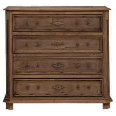 Commode française en bois de hêtre datant du début du XIXe siècle