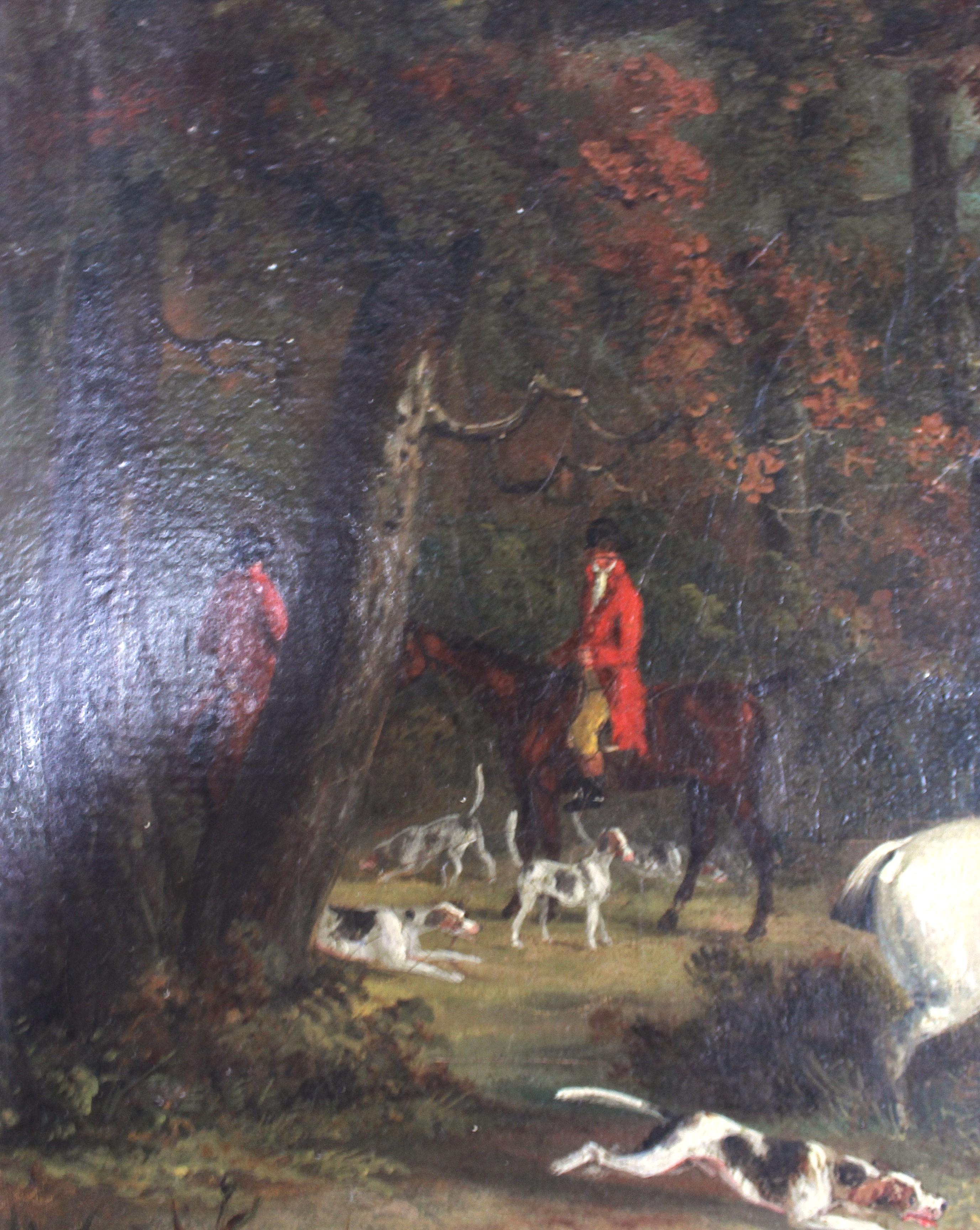 English Early 19th century horse  painting For Sale