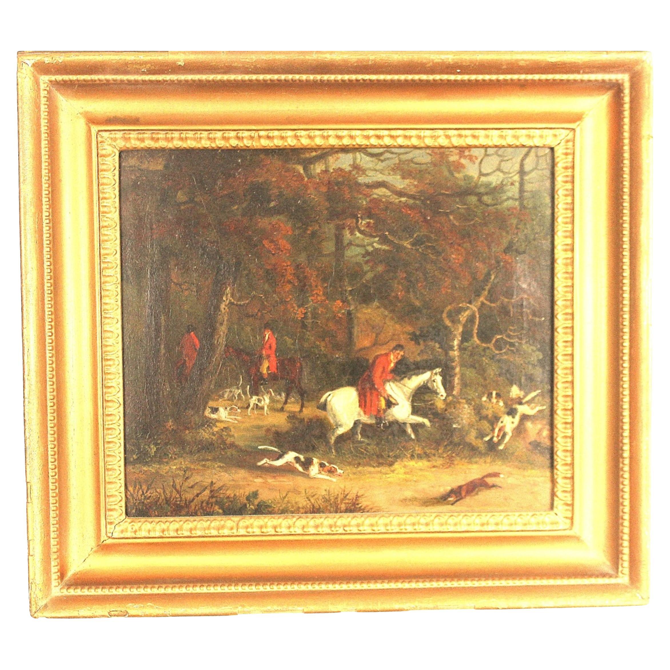 Early 19th century horse  painting