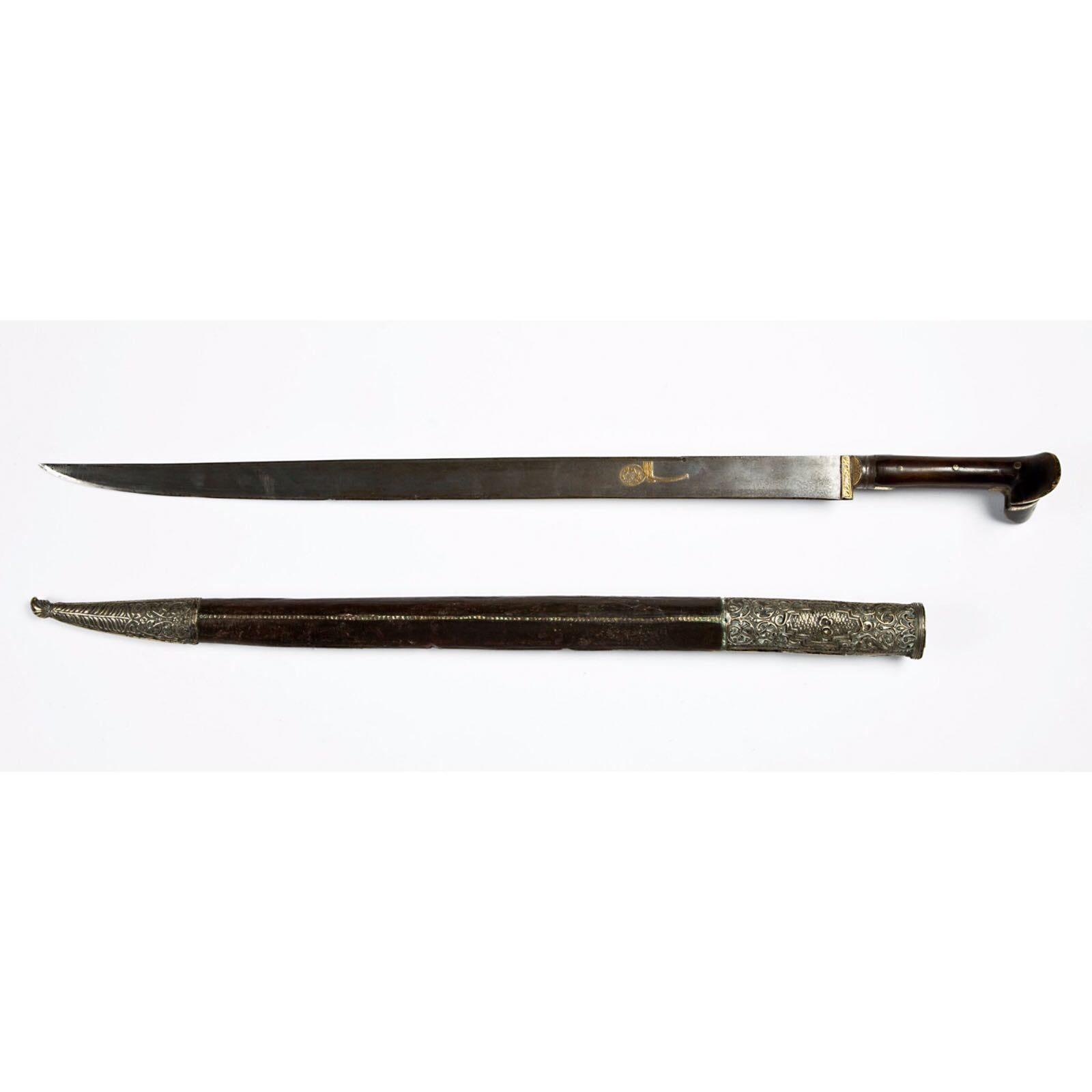Turkish Early 19th Century, Important Ottoman Yataghan Sword, Turkey For Sale