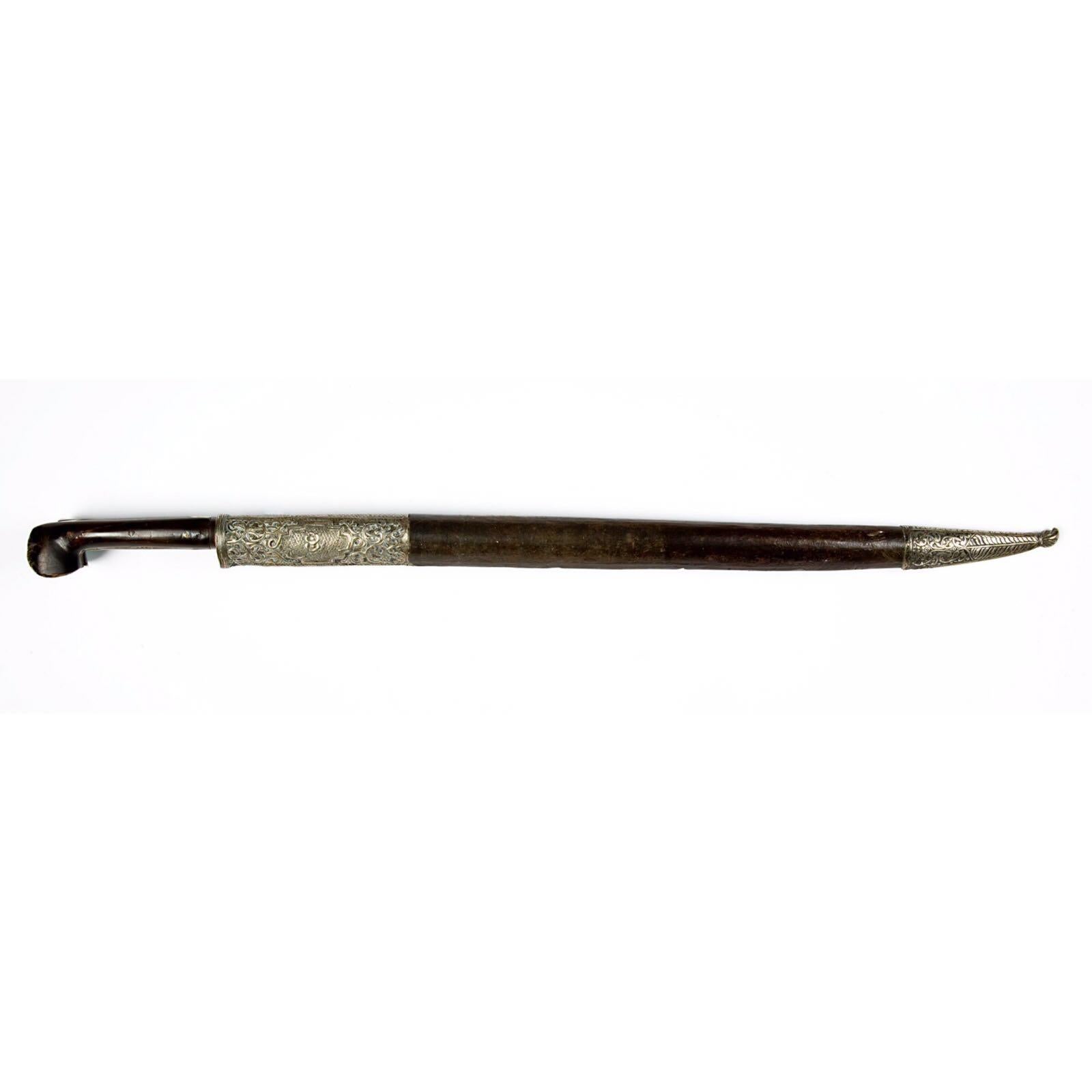 Enameled Early 19th Century, Important Ottoman Yataghan Sword, Turkey For Sale