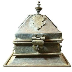 Early 19th Century Indian Bronze Work Box
