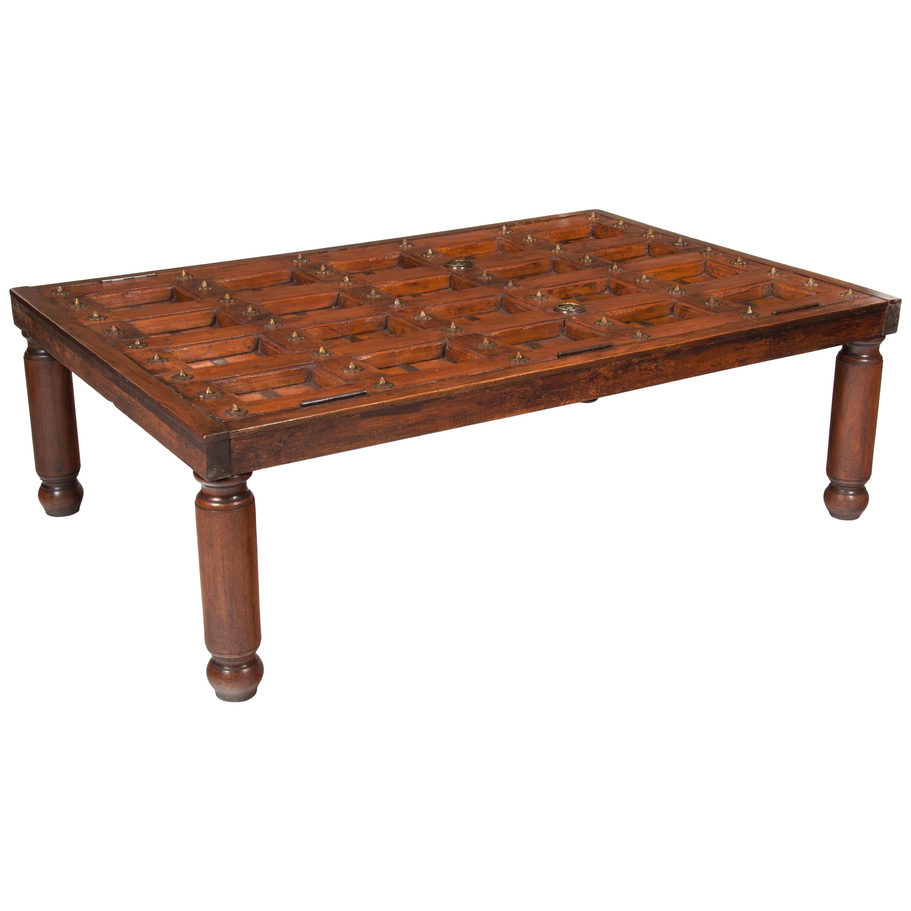 Early 19th Century Indian Door Coffee Table