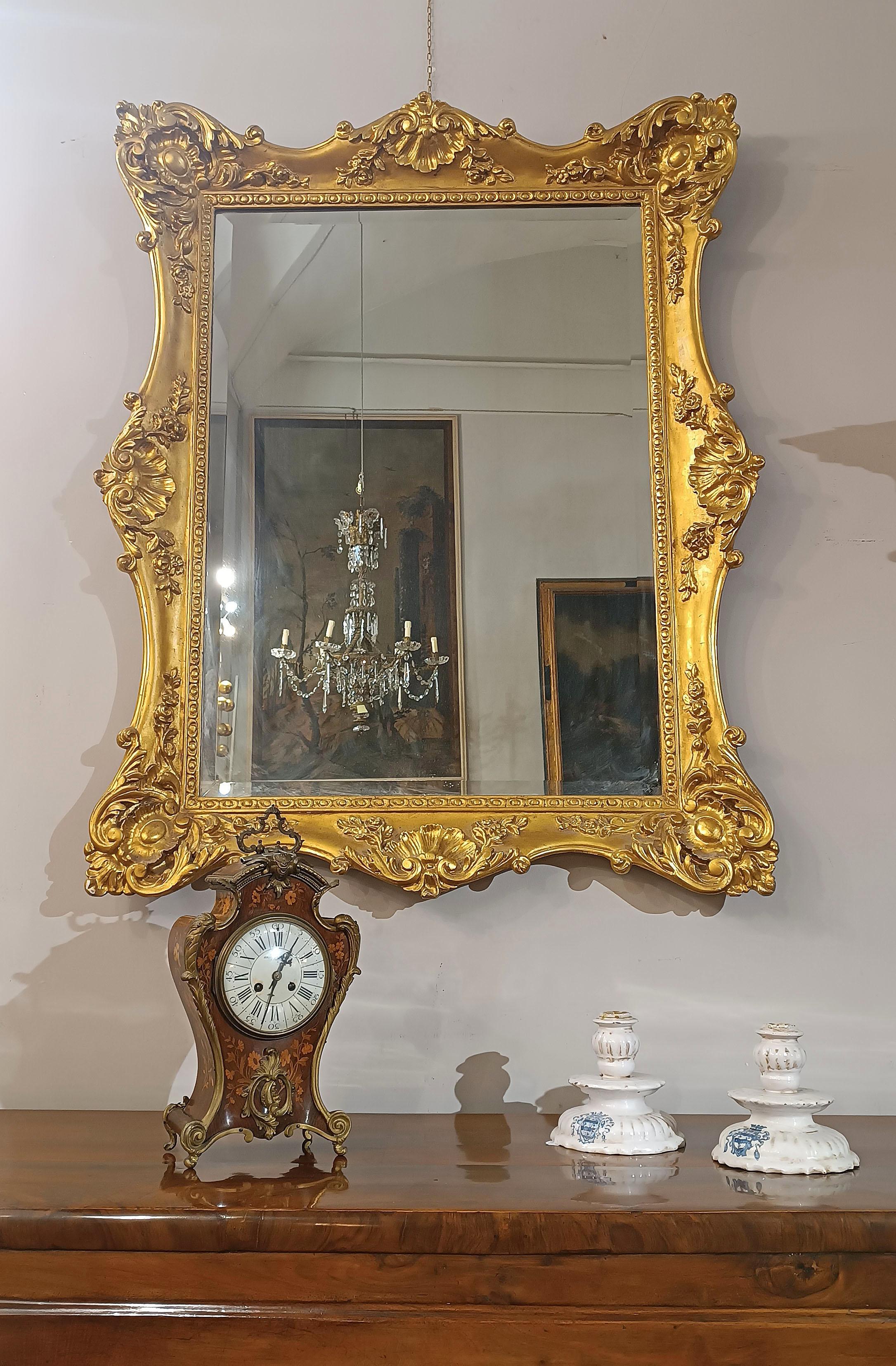 EARLY 19th CENTURY INLAID CLOCK WITH BRONZES For Sale 3