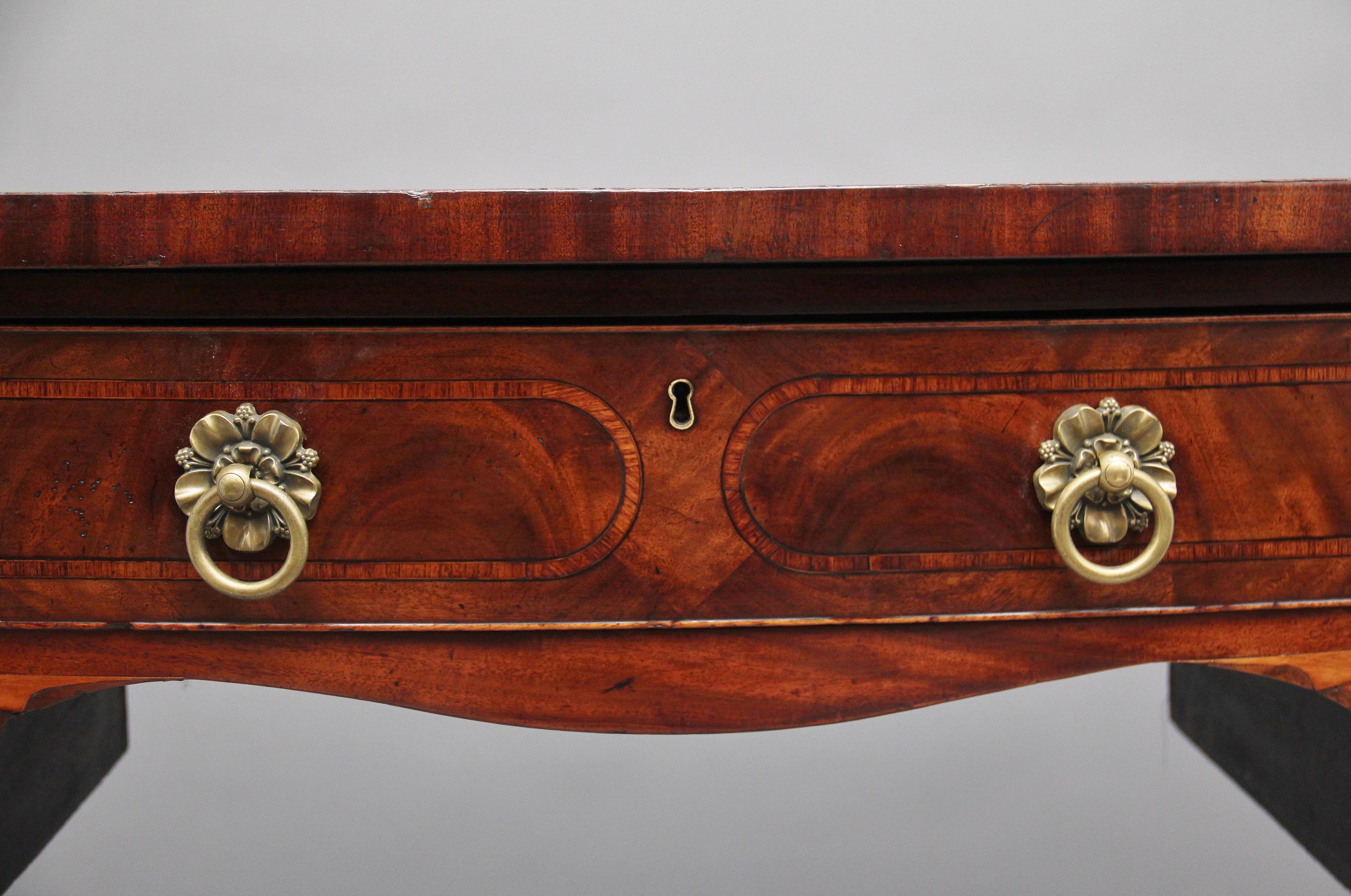 Early 19th Century Inlaid Mahogany Bow Front Sideboard 4