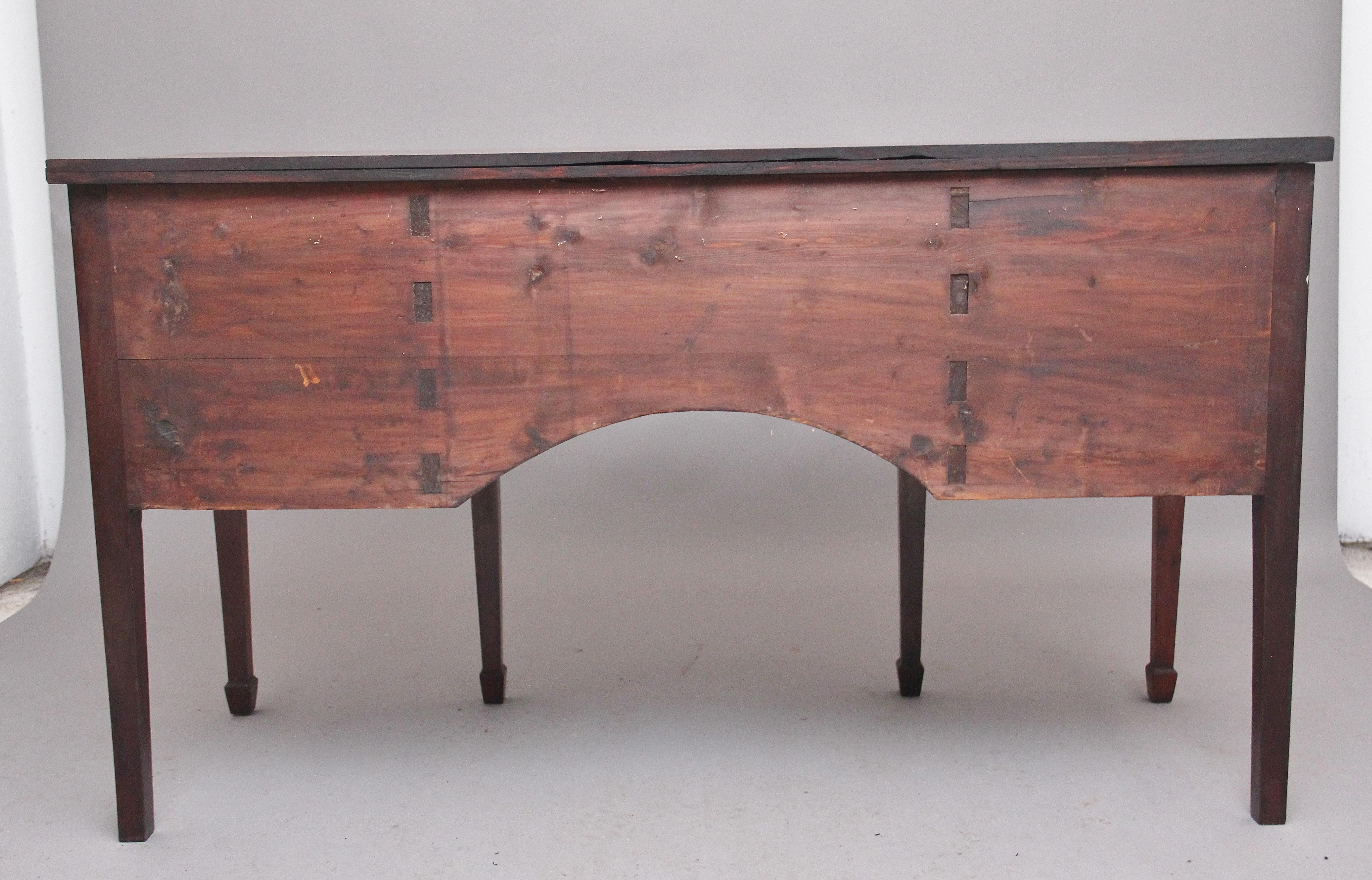 Early 19th Century Inlaid Mahogany Sideboard In Good Condition In Martlesham, GB